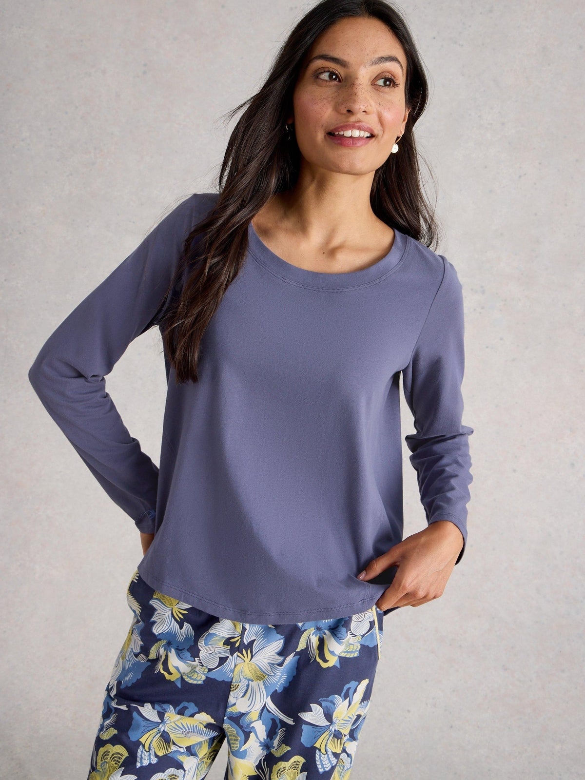 Pyjamatop Eva aus Jersey - S