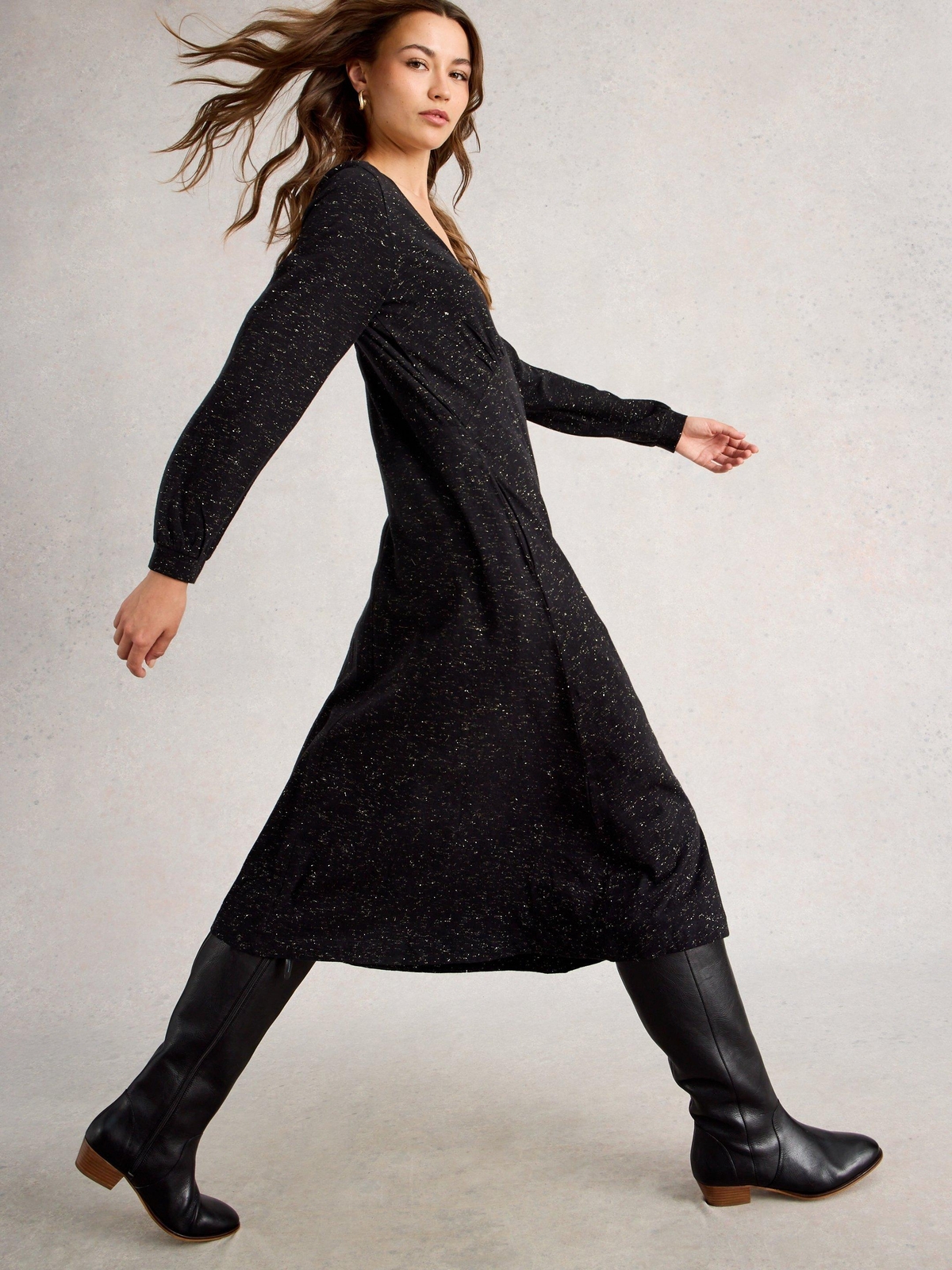 Glitzerndes Jerseykleid Megan - 44/R