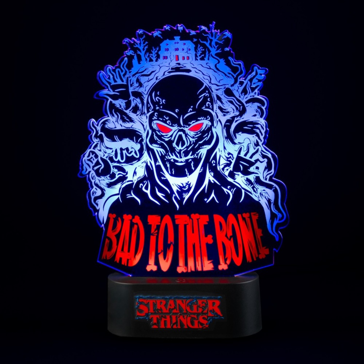 Click to view product details and reviews for Stranger Things Bad To The Bone Led Table Lamp. Click to view product details and reviews for Stranger Things Bad To The Bone Led Table Lamp.