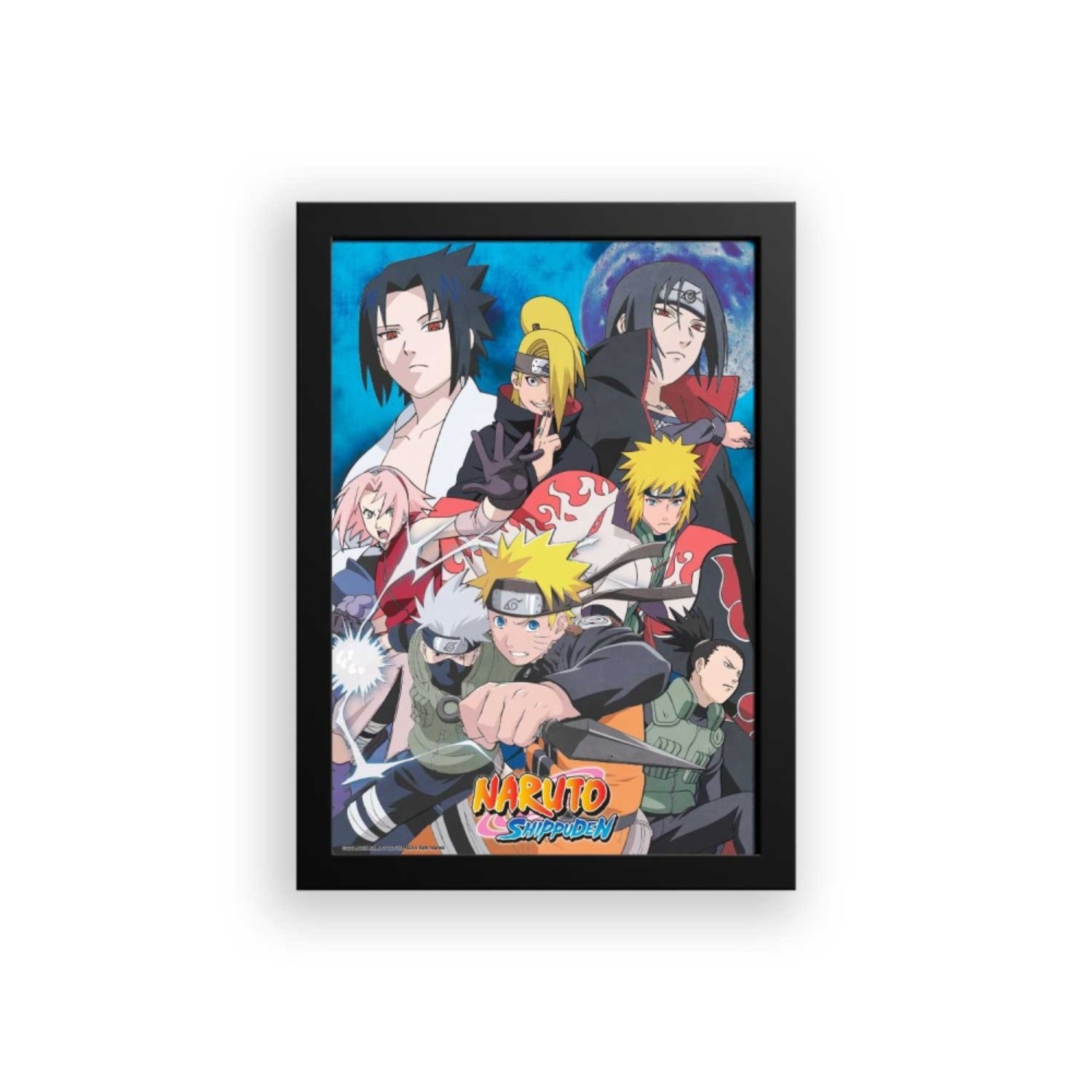 Naruto Shippuden LED Framed Print Naruto Shippuden LED Framed Print