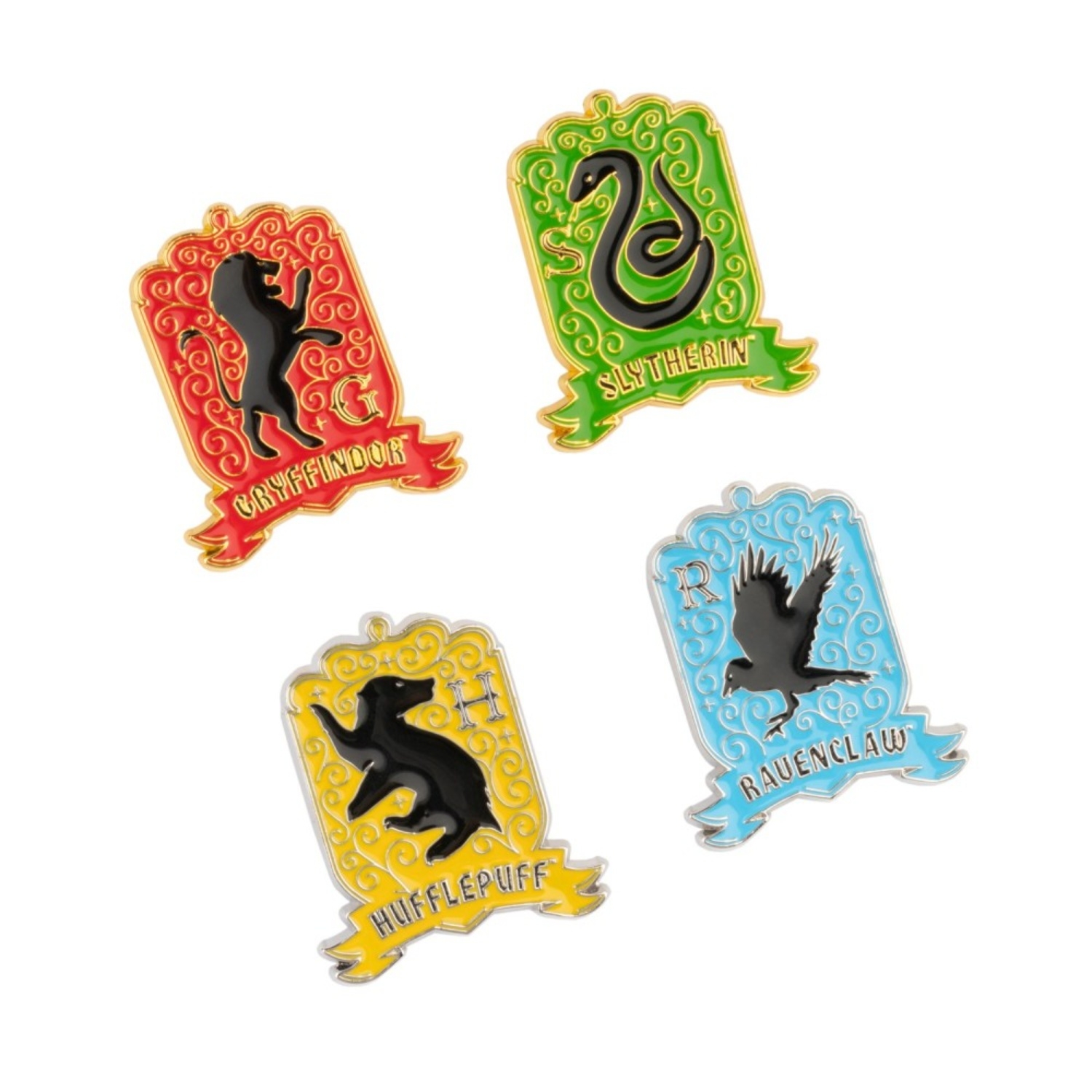 Harry Potter Hogwarts Houses Set Of 4 Pins Harry Potter Hogwarts Houses Set Of 4 Pins