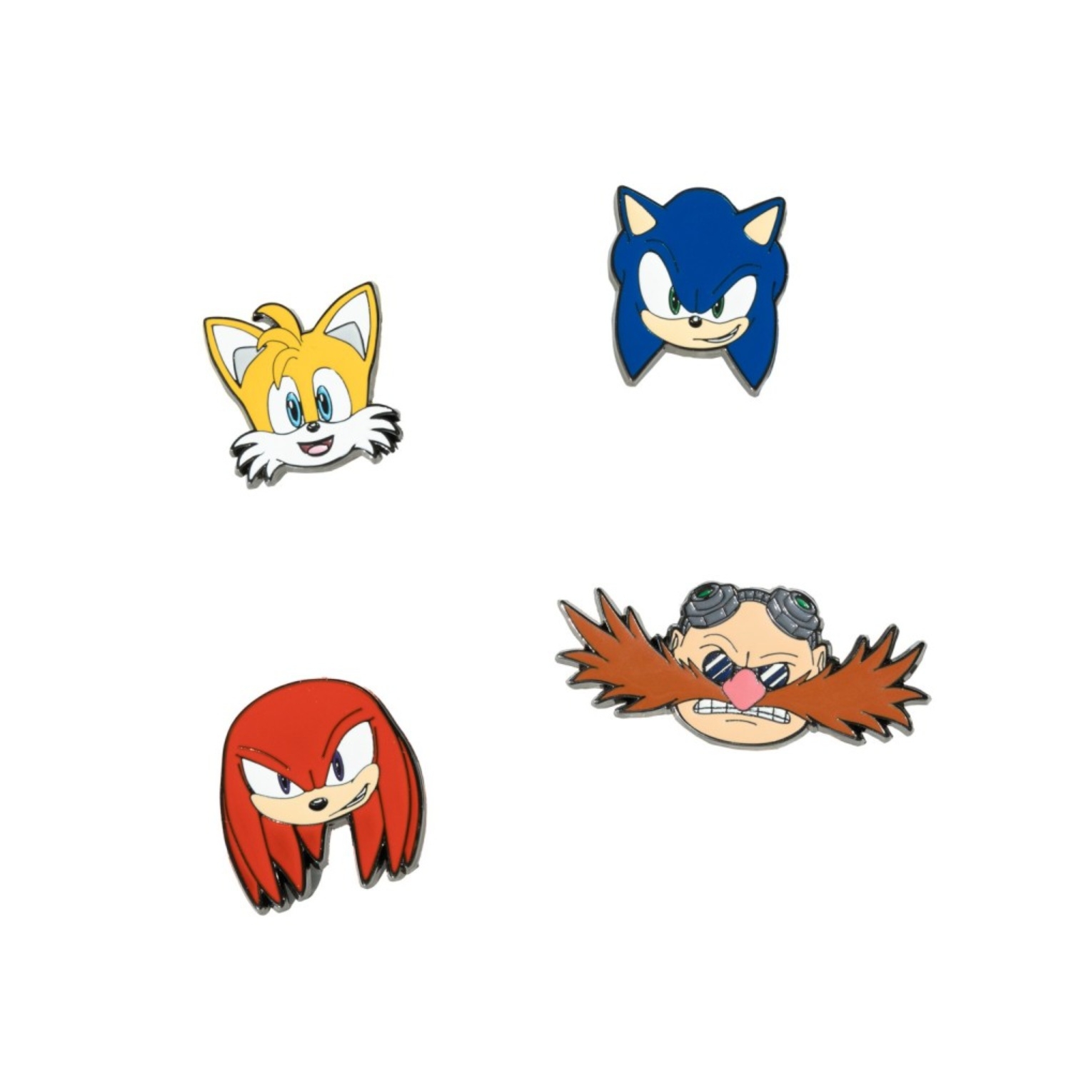Click to view product details and reviews for Sonic The Hedgehog Set Of 4 Pins.