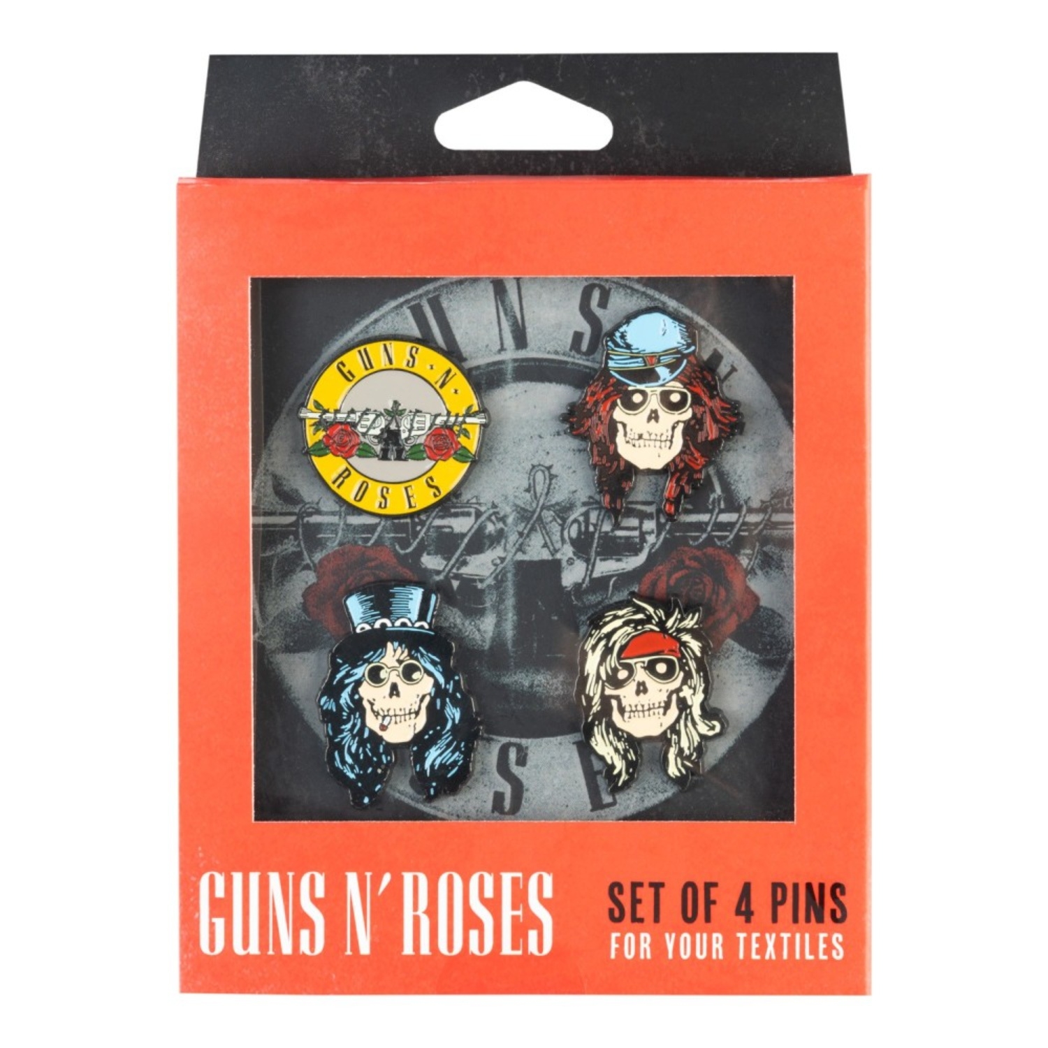 Guns N Roses 4 Pin Set Guns N Roses 4 Pin Set