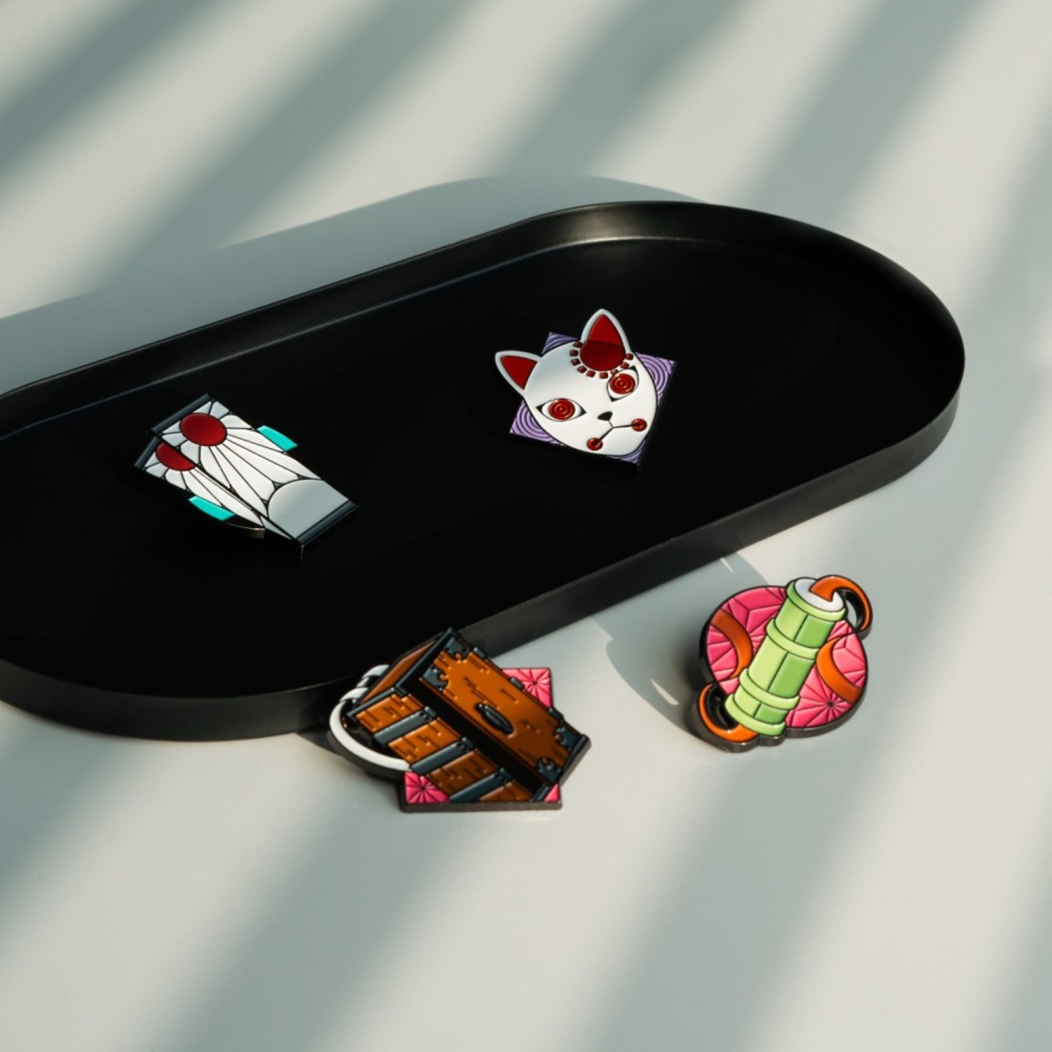 Demon Slayer Set Of 4 Pins Demon Slayer Set Of 4 Pins