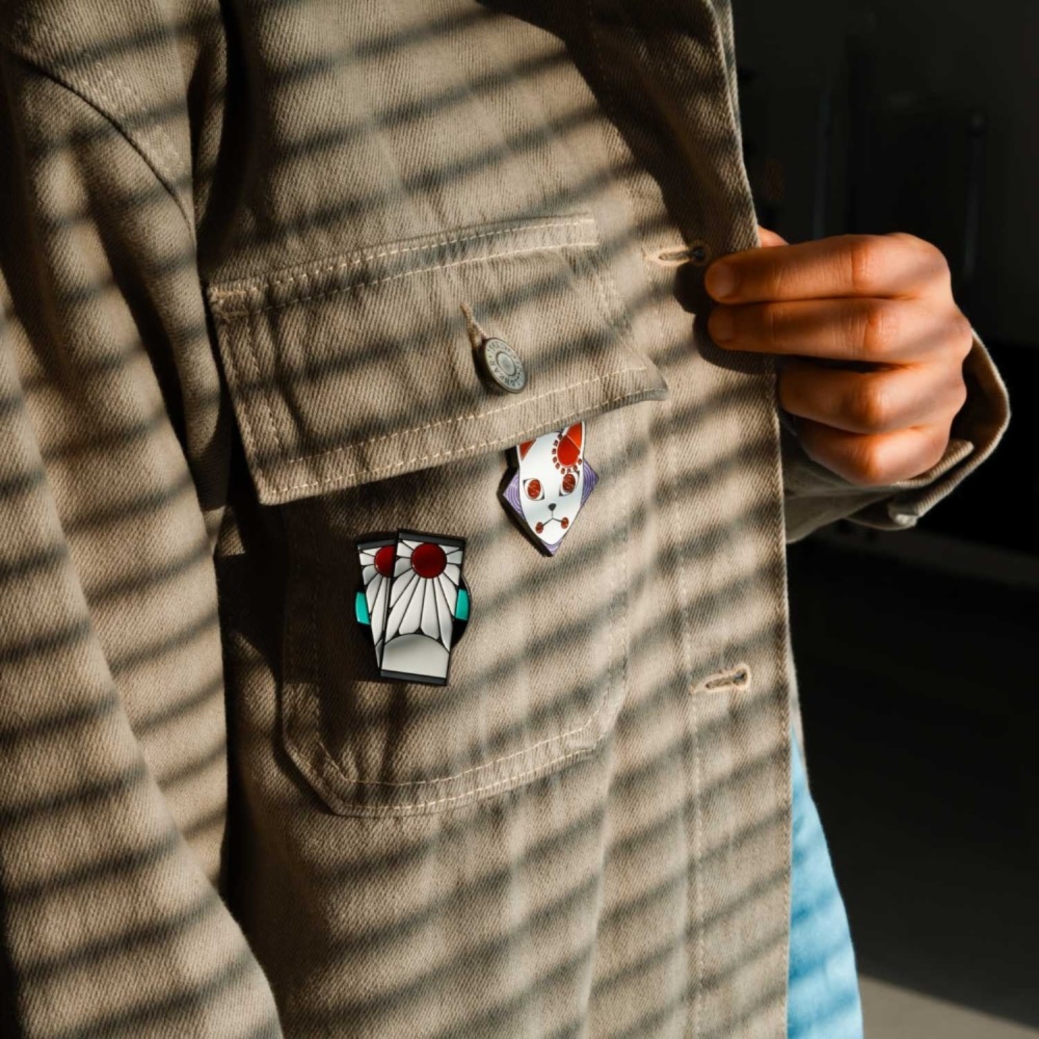 Demon Slayer Set Of 4 Pins Demon Slayer Set Of 4 Pins