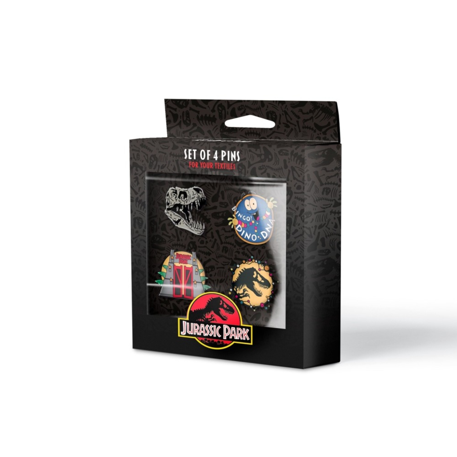 Jurassic Park 4 Pin Set Jurassic Park 4 Pin Set