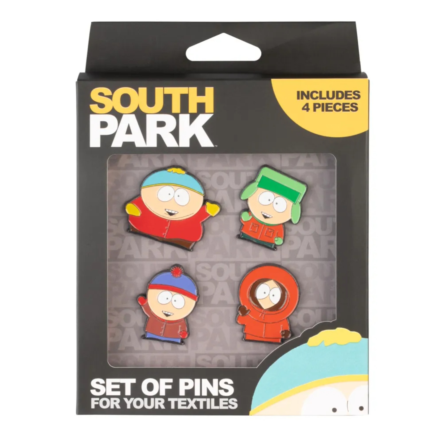 South Park Set Of 4 Pins South Park Set Of 4 Pins