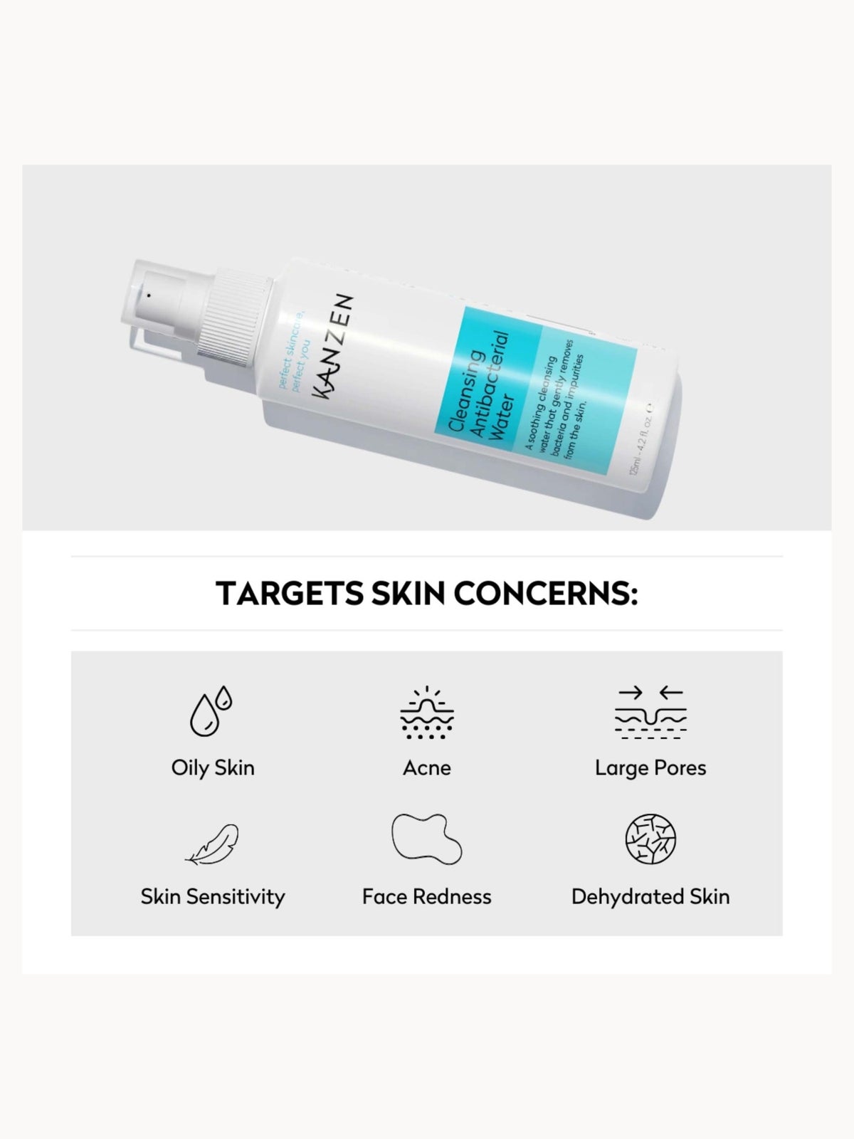 Kanzen Hypochlorous Cleansing Spray 125ml 2