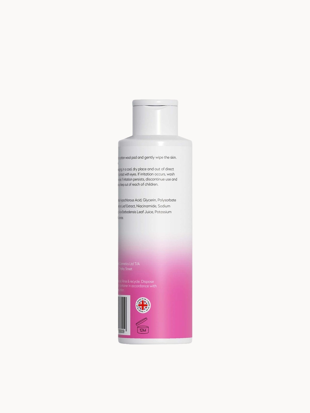 Kanzen Gentle Toner with added Hypochlorous Acid 3
