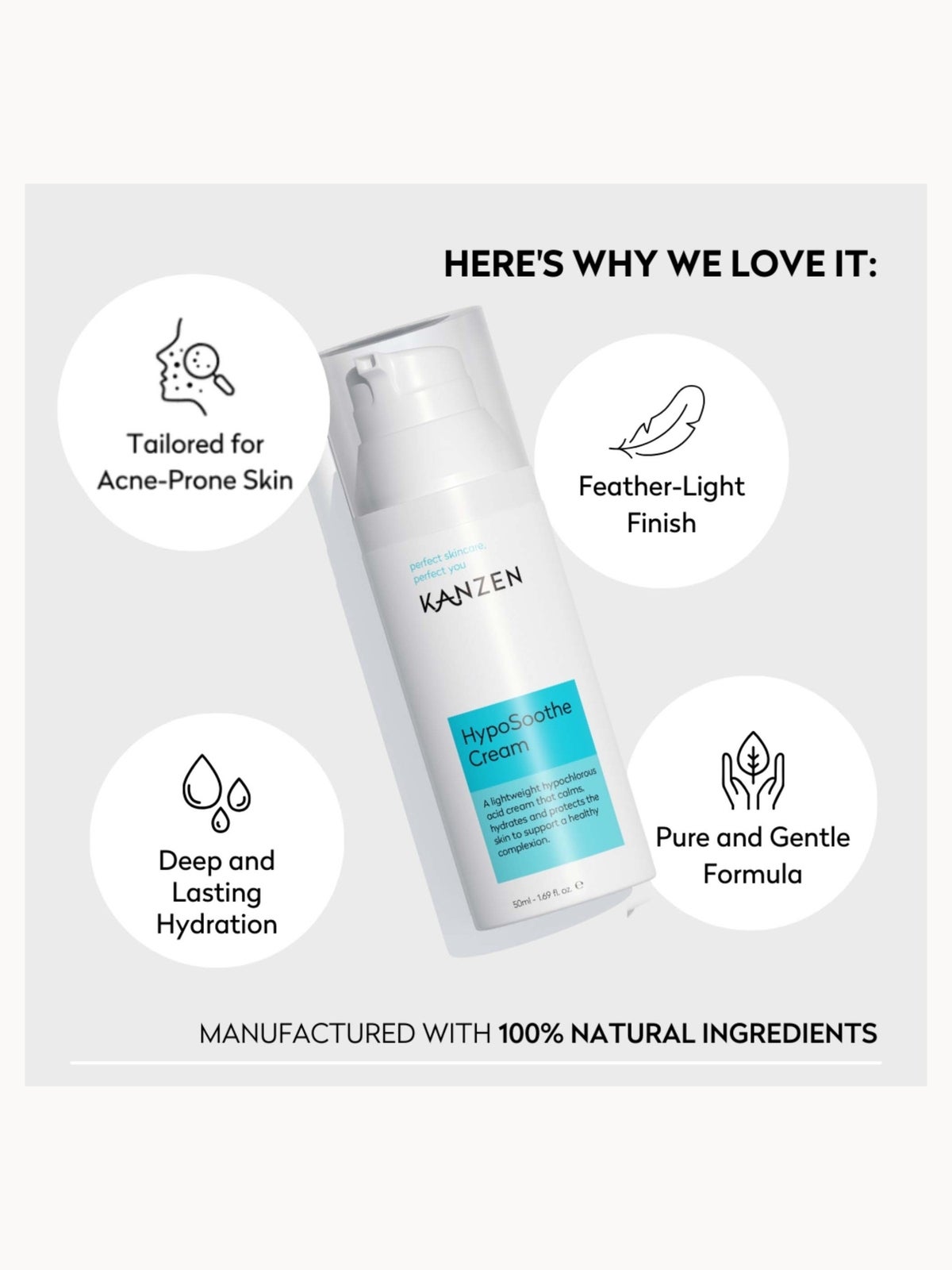 Kanzen HypoSoothe Cream 50ml 2
