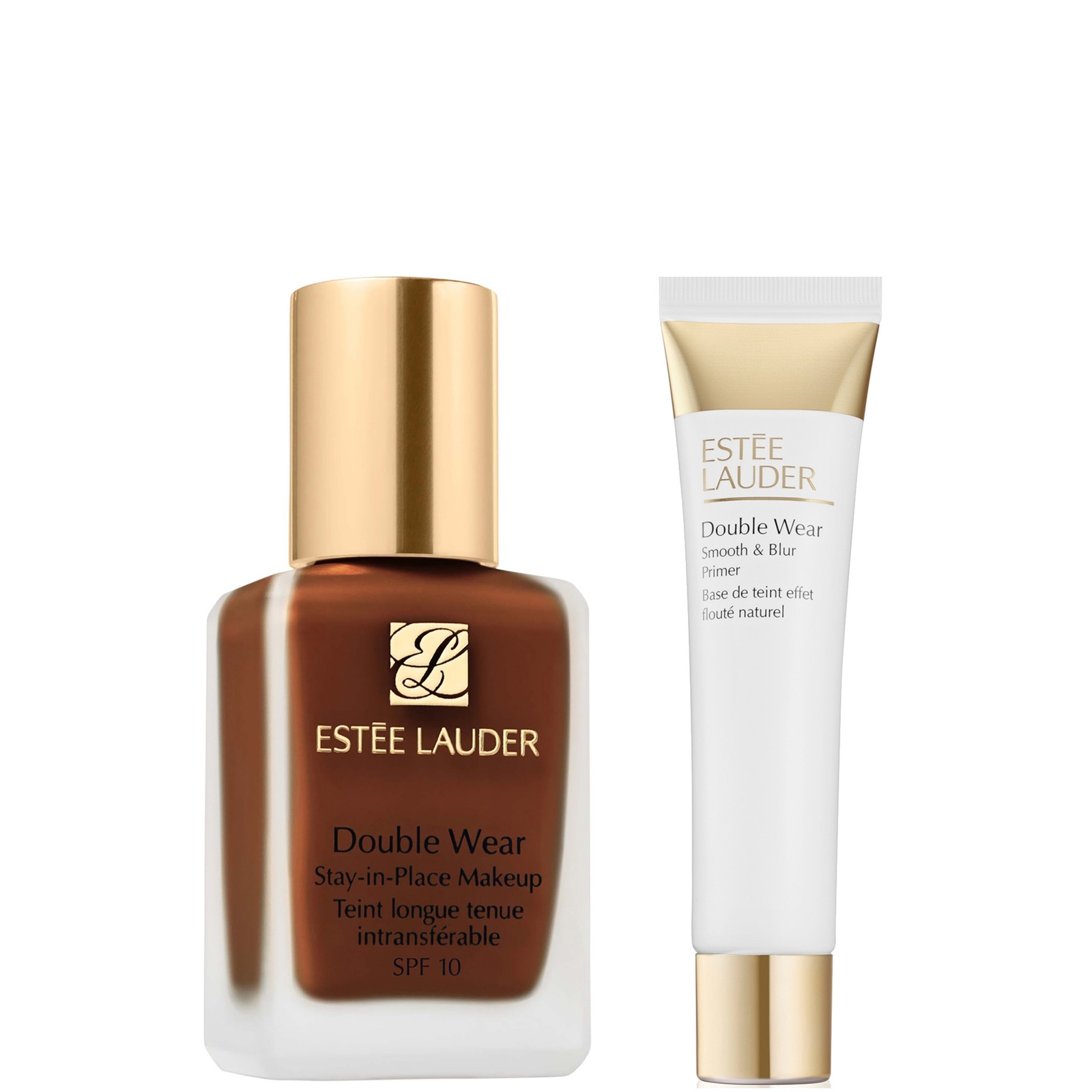 

Estee Lauder Double Wear Stay-in-Place Makeup & Double Wear Smooth and Blur Primer Bundle (Various Shades) - 7W1 Deep Spice