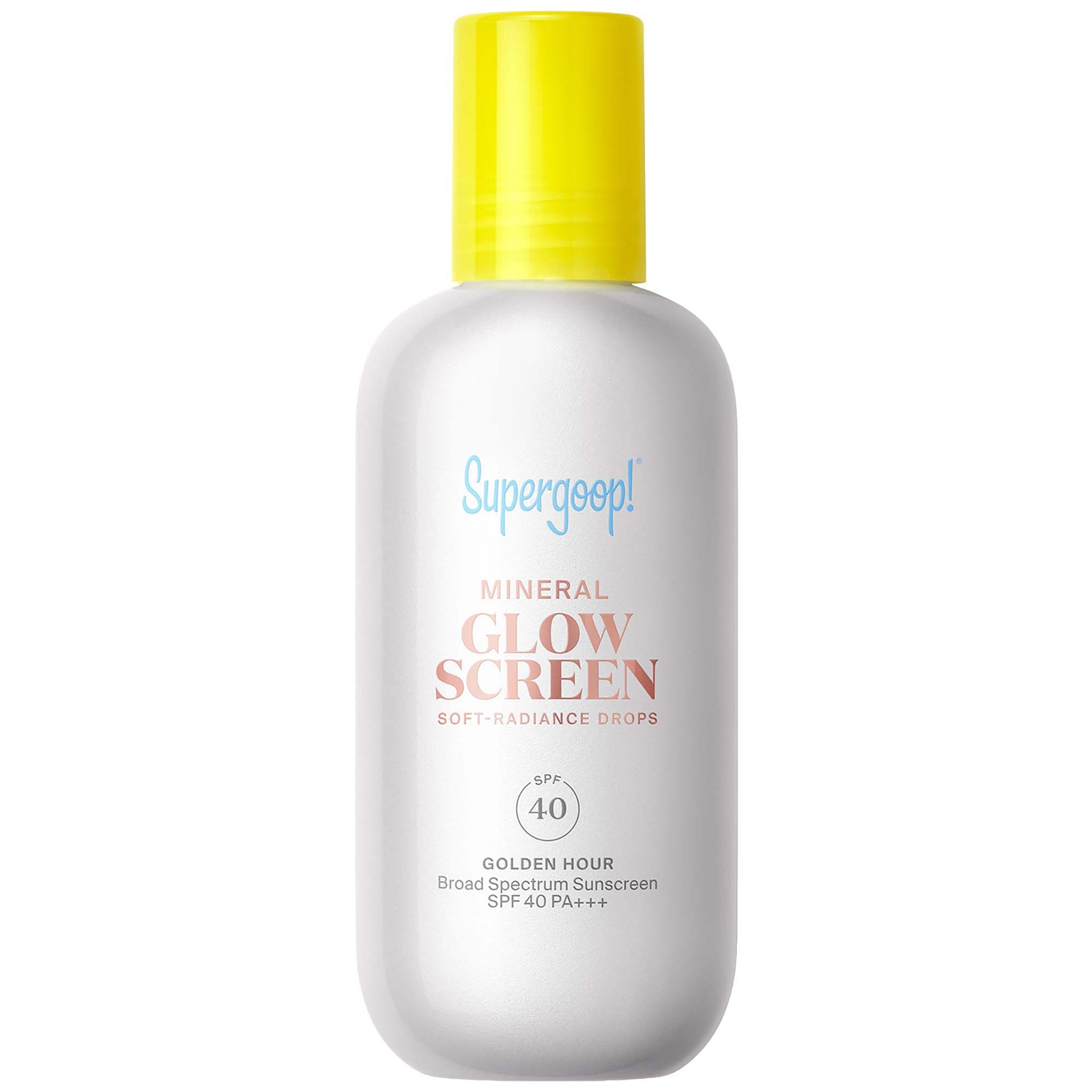 Supergoop! Glowscreen Soft-Radiance Drops Mineral SPF 40 - Golden Hour, 50 ml | Dermstore