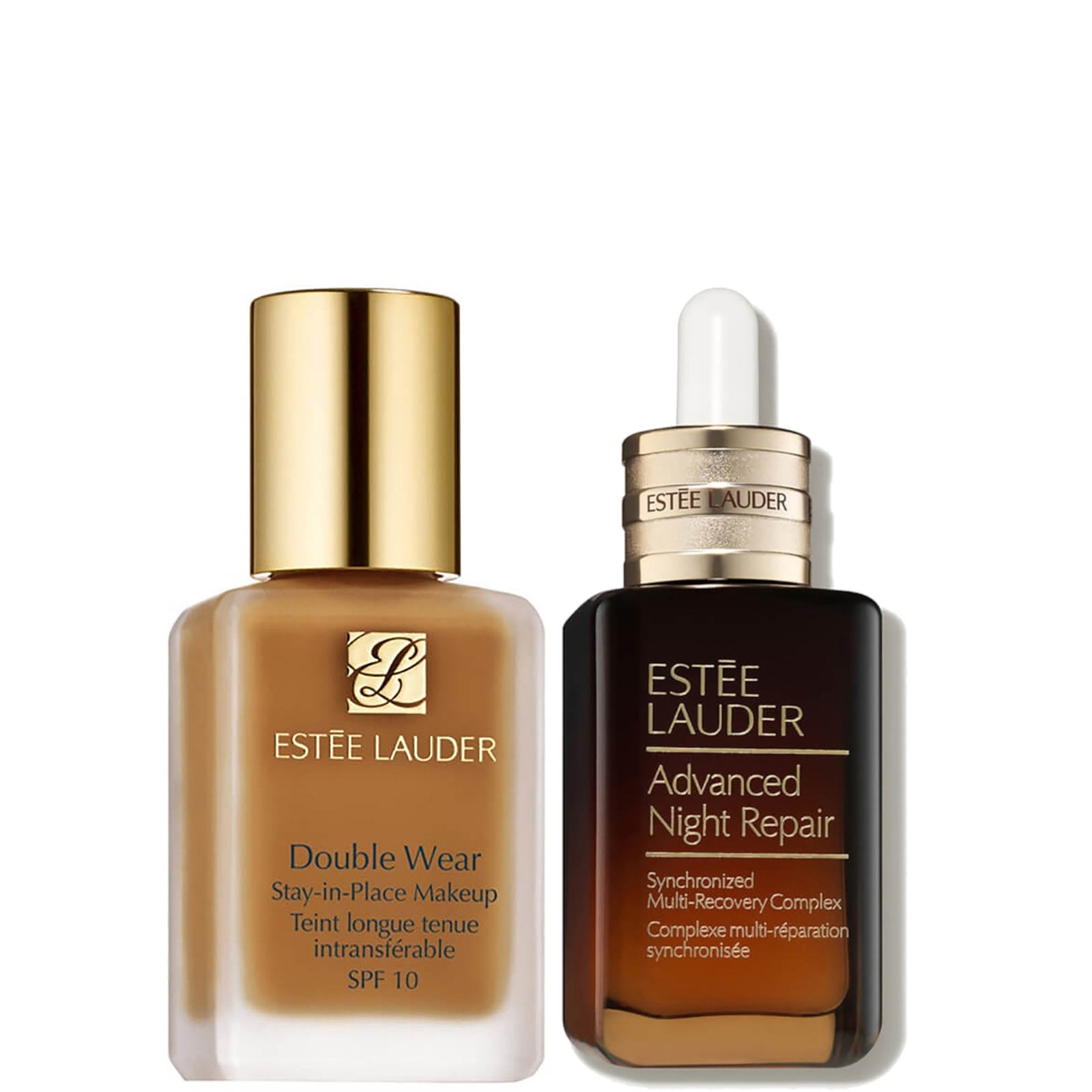 Estée Lauder Double Wear Stay-in-place Makeup & Advanced Night Repair Serum Bundle (various Shades) - 5w2 Rich Ca In Brown