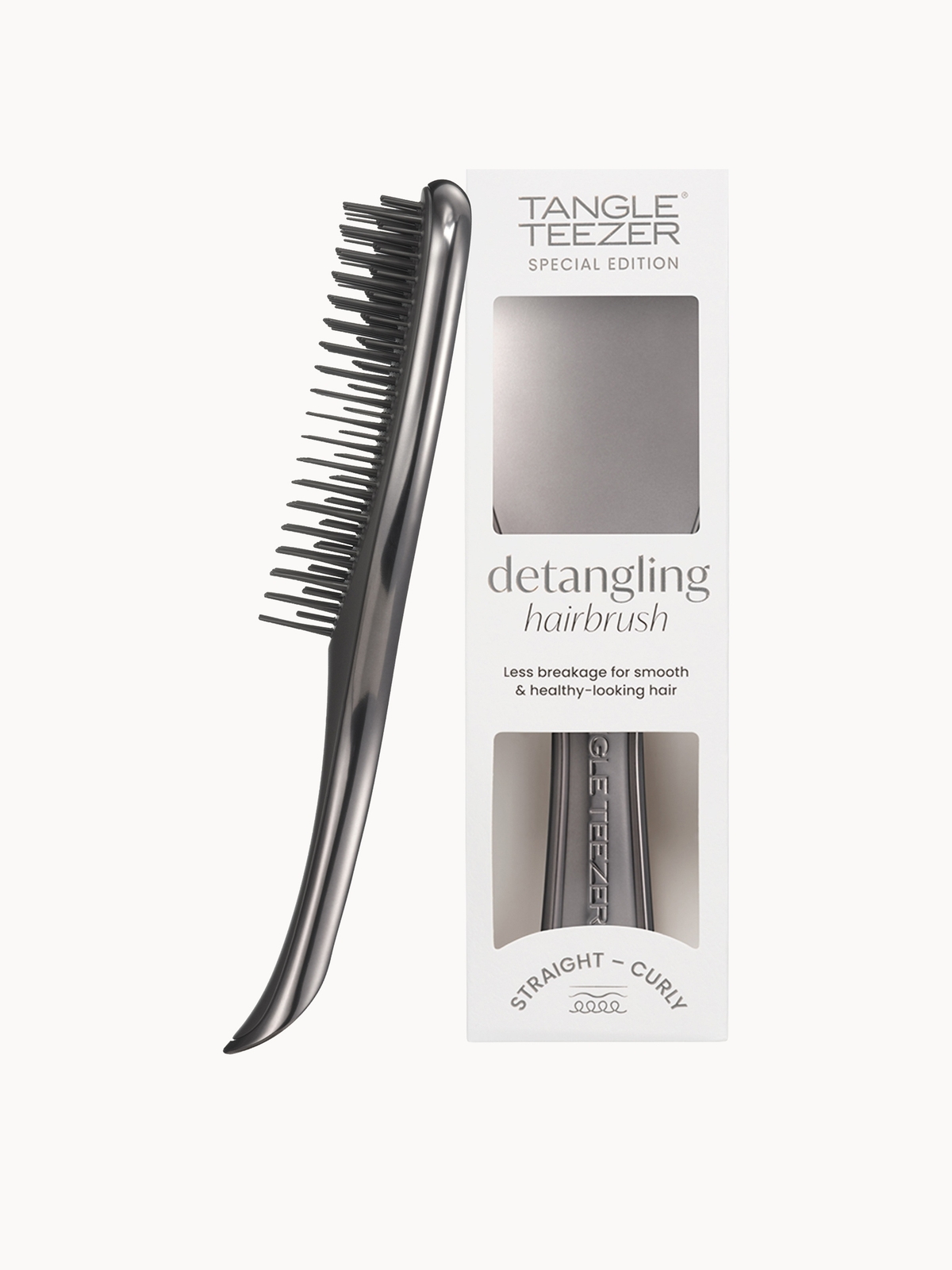 Exclusive Tangle Teezer The Ultimate Detangler Chrome Midnight Silver