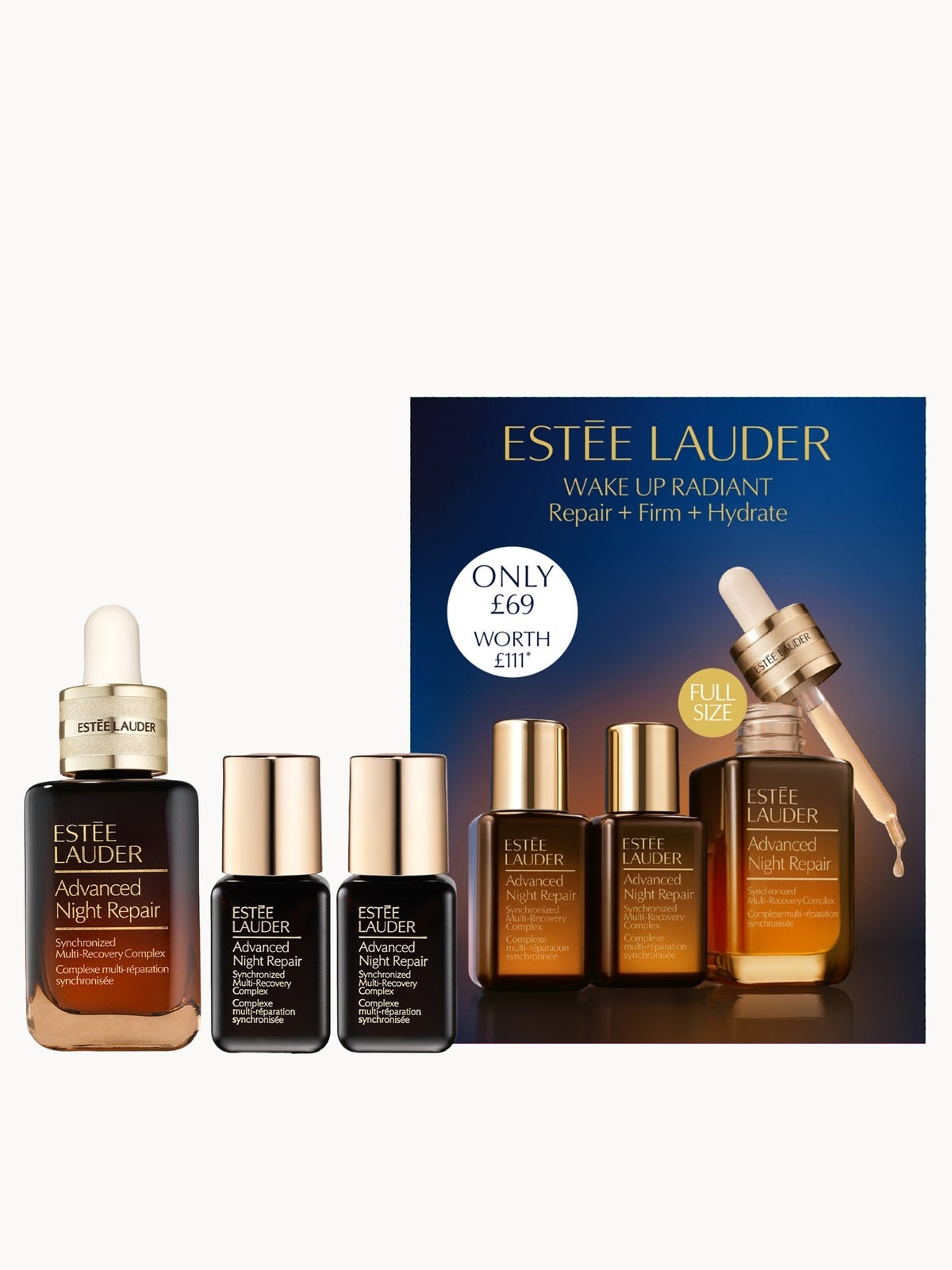 Estée Lauder EXCLUSIVE Wake Up Radiant Repair + Firm + Hydrate Set 30ml
