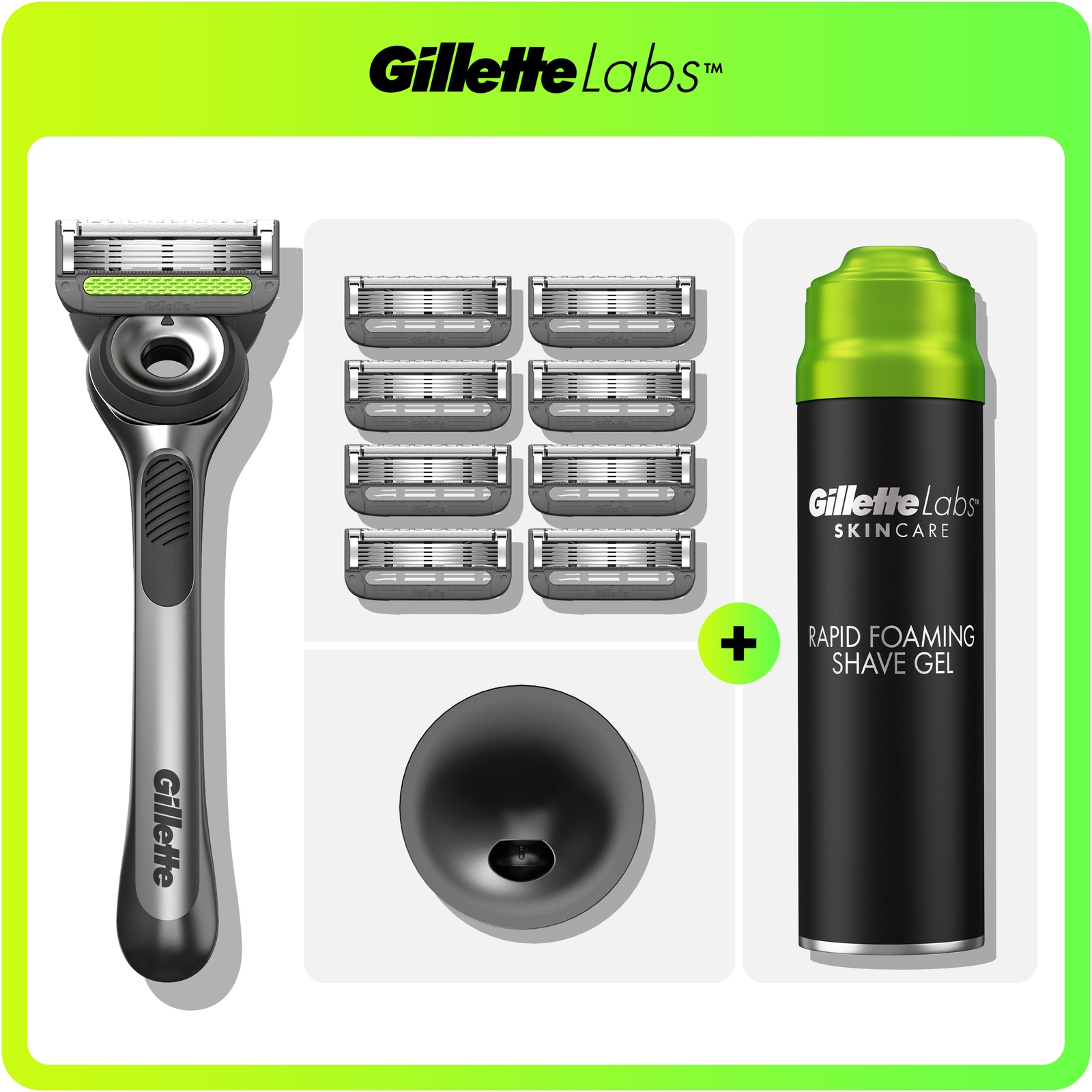 Gillette Labs Exfoliating Razor & Shaving Essentials Starter Set Gillette Labs Exfoliating Razor & Shaving Essentials Starter Set
