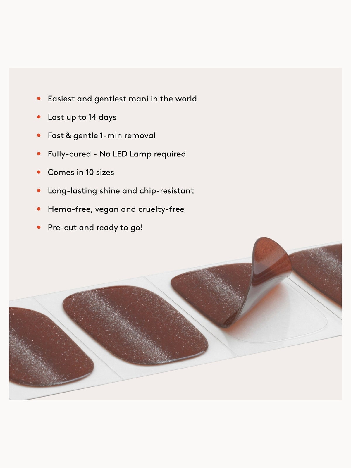 Mylee Gel Nail Wraps - Red Hot Gossip 2