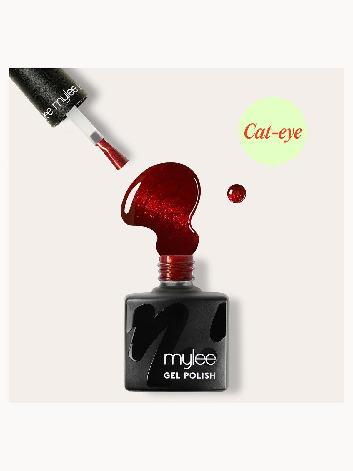 Mylee Gel Nail Polish - Red Hot Gossip 4