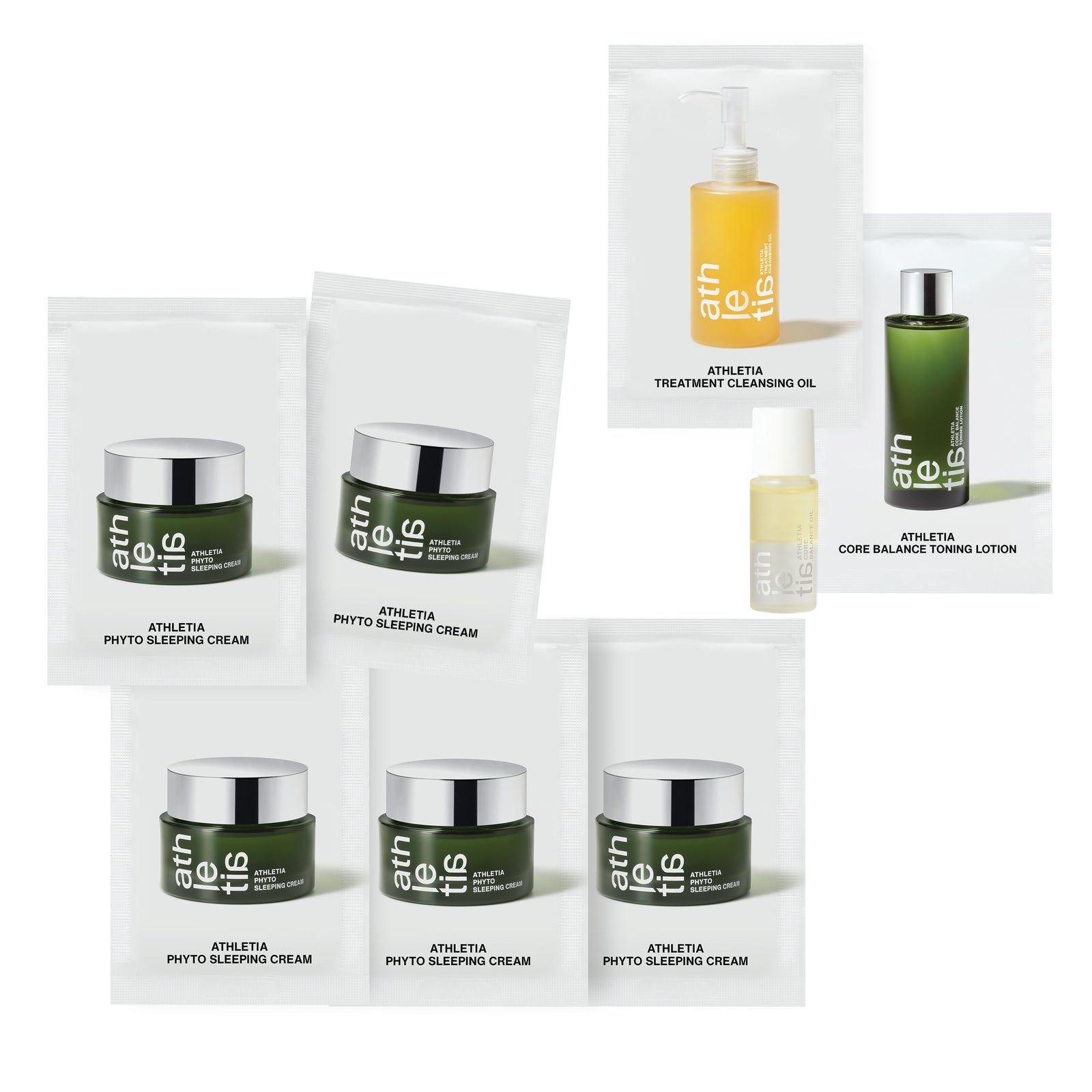 Athletia Phyto Sleeping Cream 5-day Sample Set