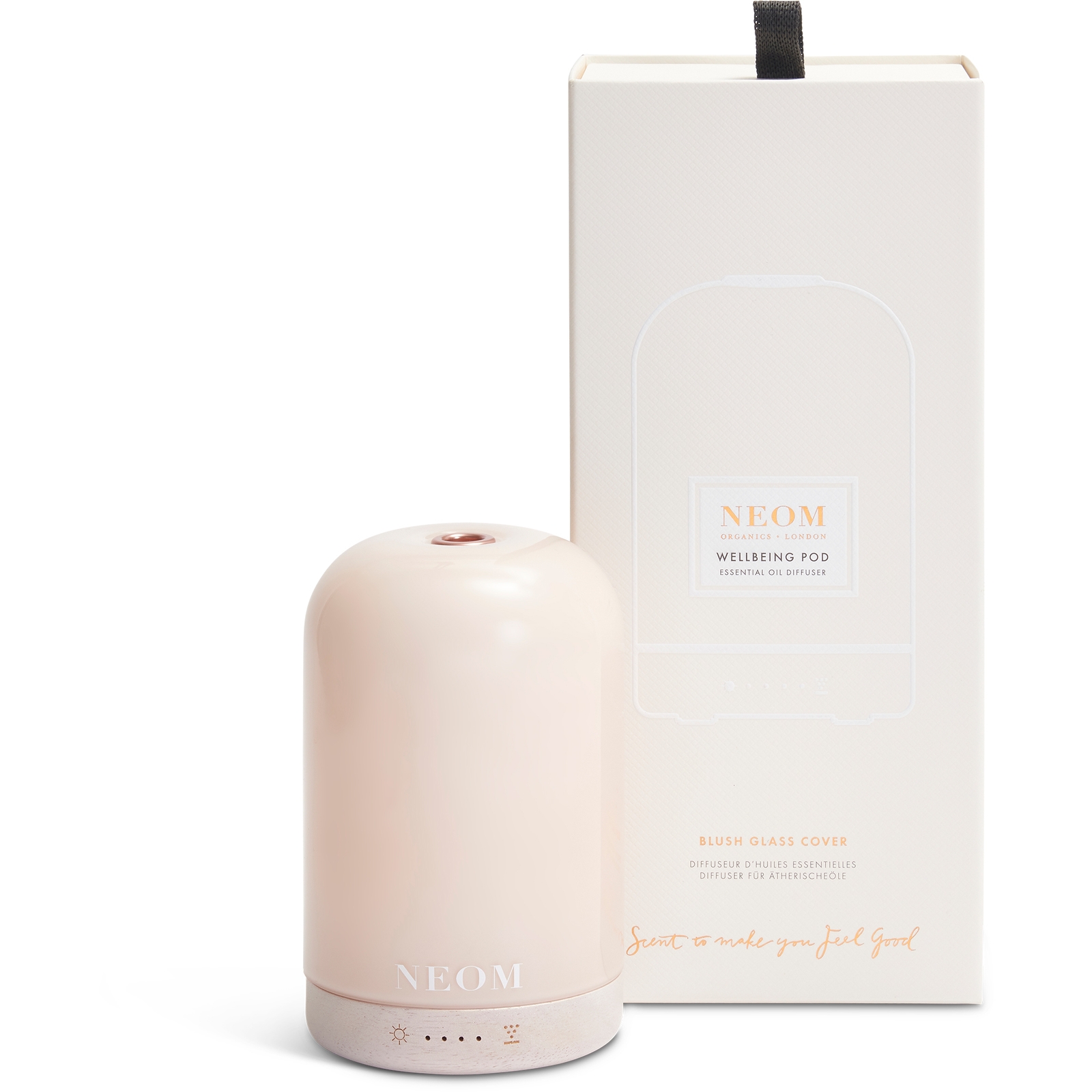 Neom Wellbeing Pod Essential Oil Diffuser With Blush Cover In Pink