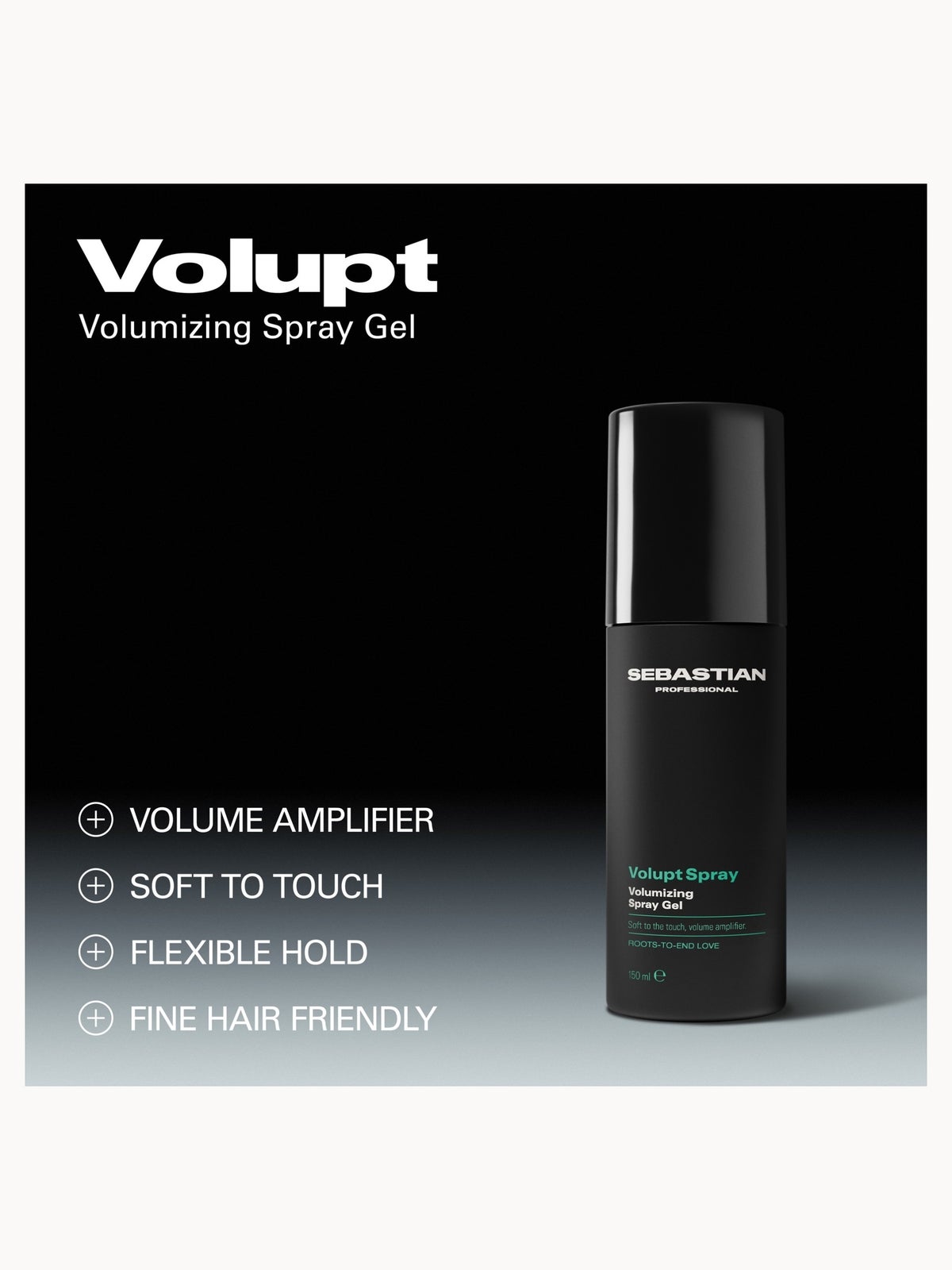 Sebastian Professional Volupt Max Volumising Spray Gel for Fine or Flat Hair, 150ml, photo 2