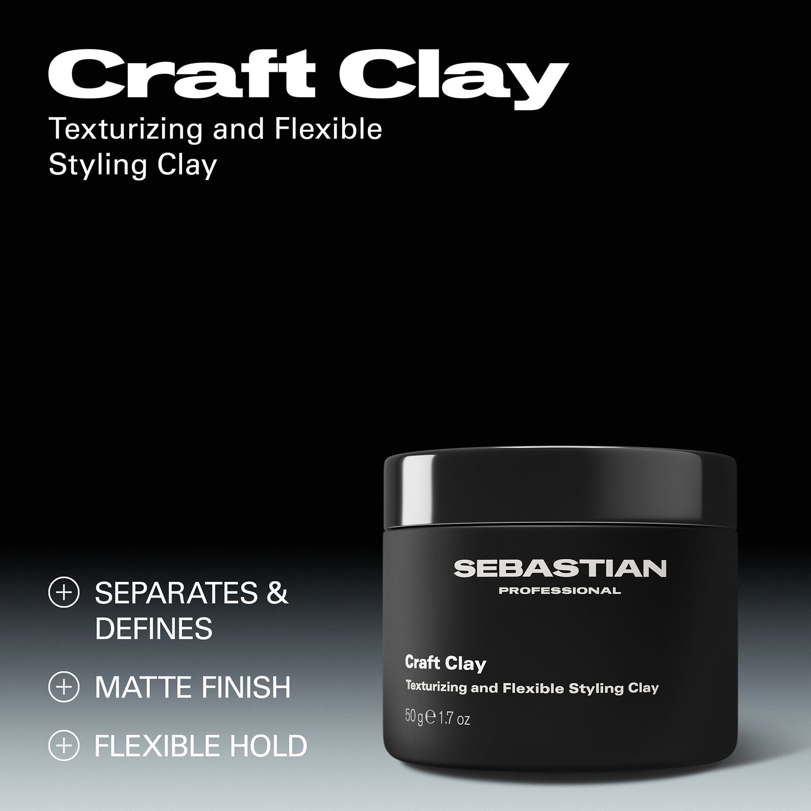 Sebastian Professional Craft Clay Texturizing & Flexible Styling Clay, 50g, photo 3