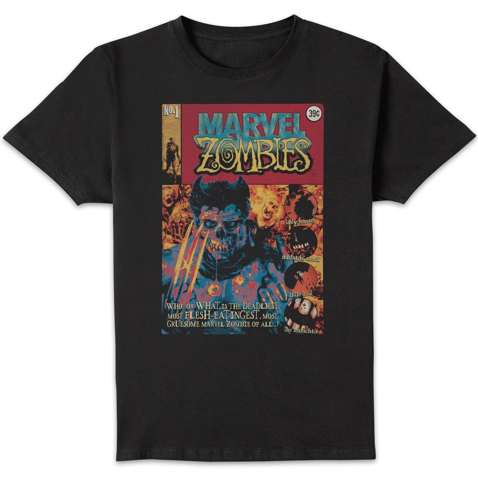 Marvel Zombies Flesh Eating Zombie Unisex T-Shirt - Black - L