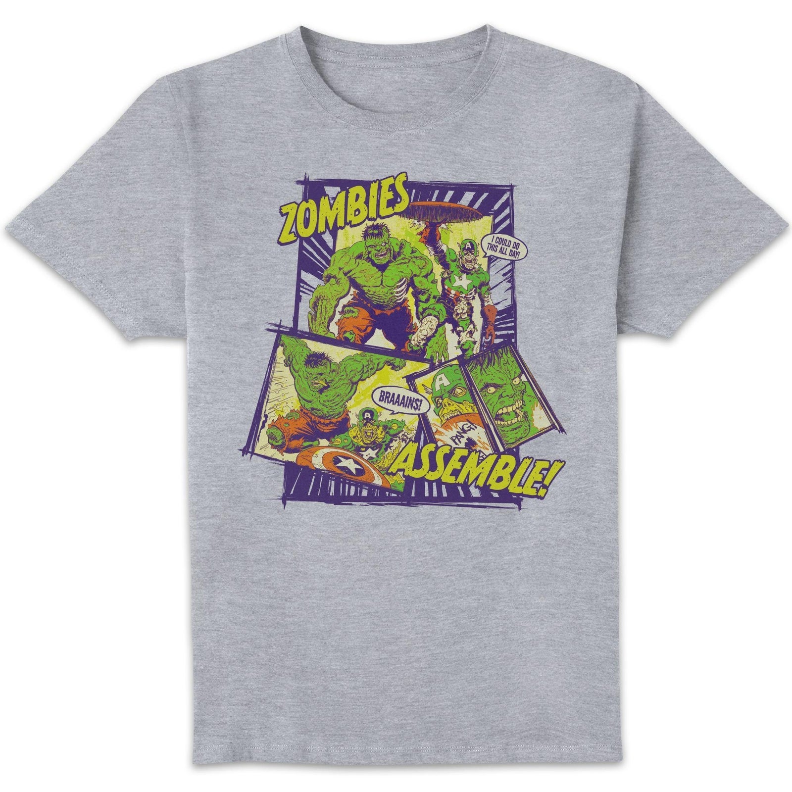Marvel Zombies Zombies Assemble! Unisexe T-shirt - Gris
