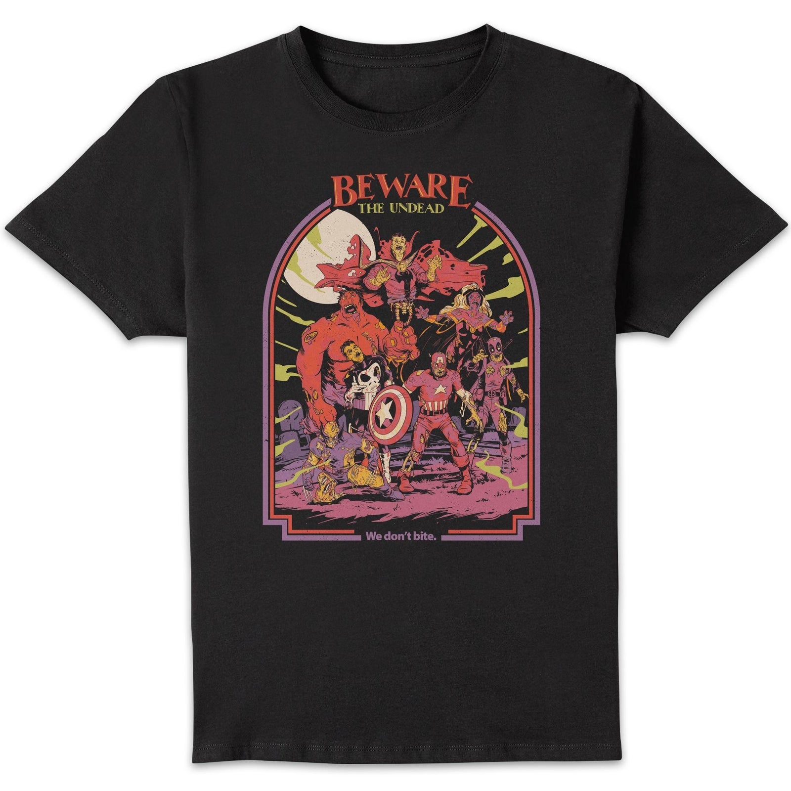 Marvel Zombies Beware The Undead Unisexe T-shirt - Noir