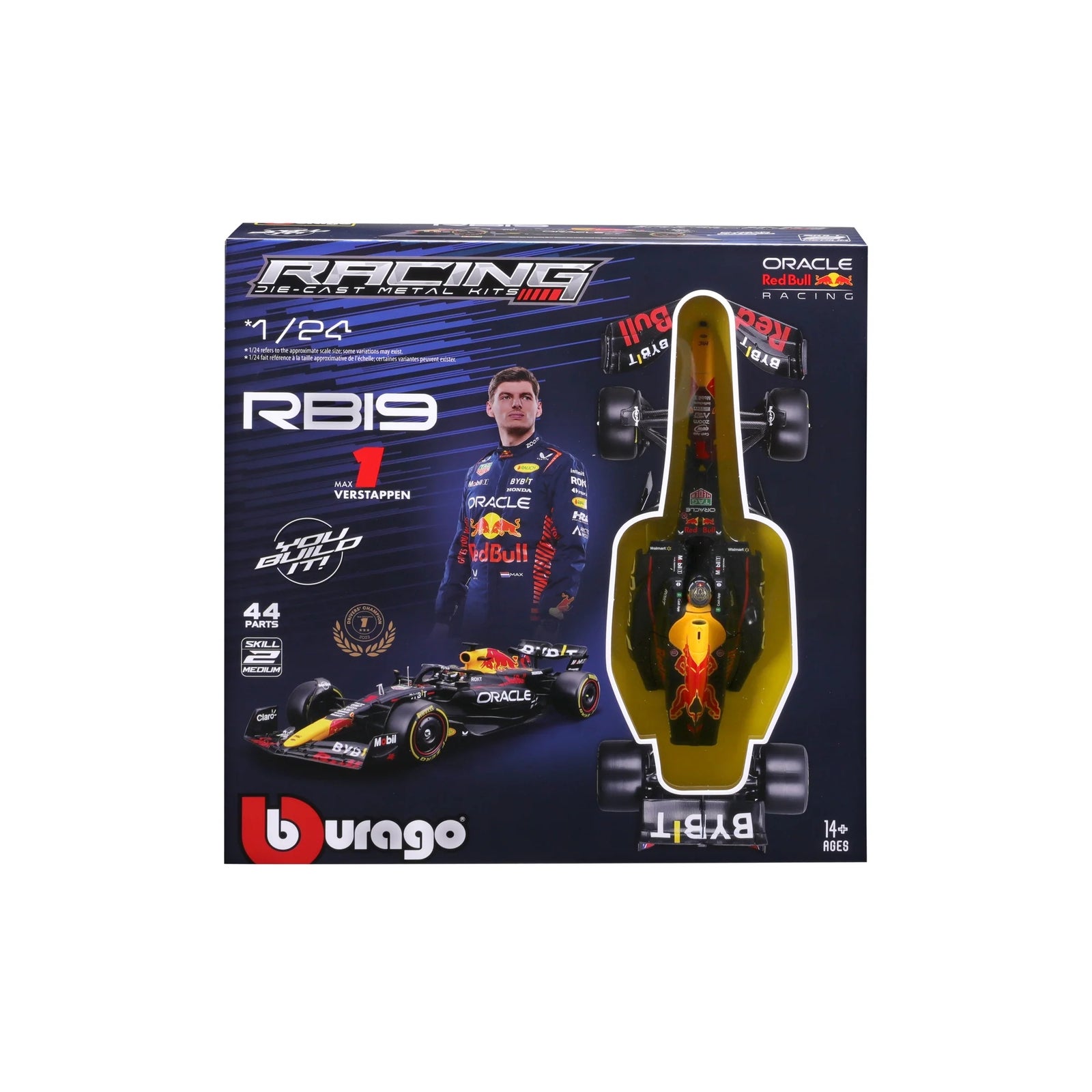 Bburago F1 Red Bull Racing RB19 2023 Verstappen 1:24 Scale Model Kit