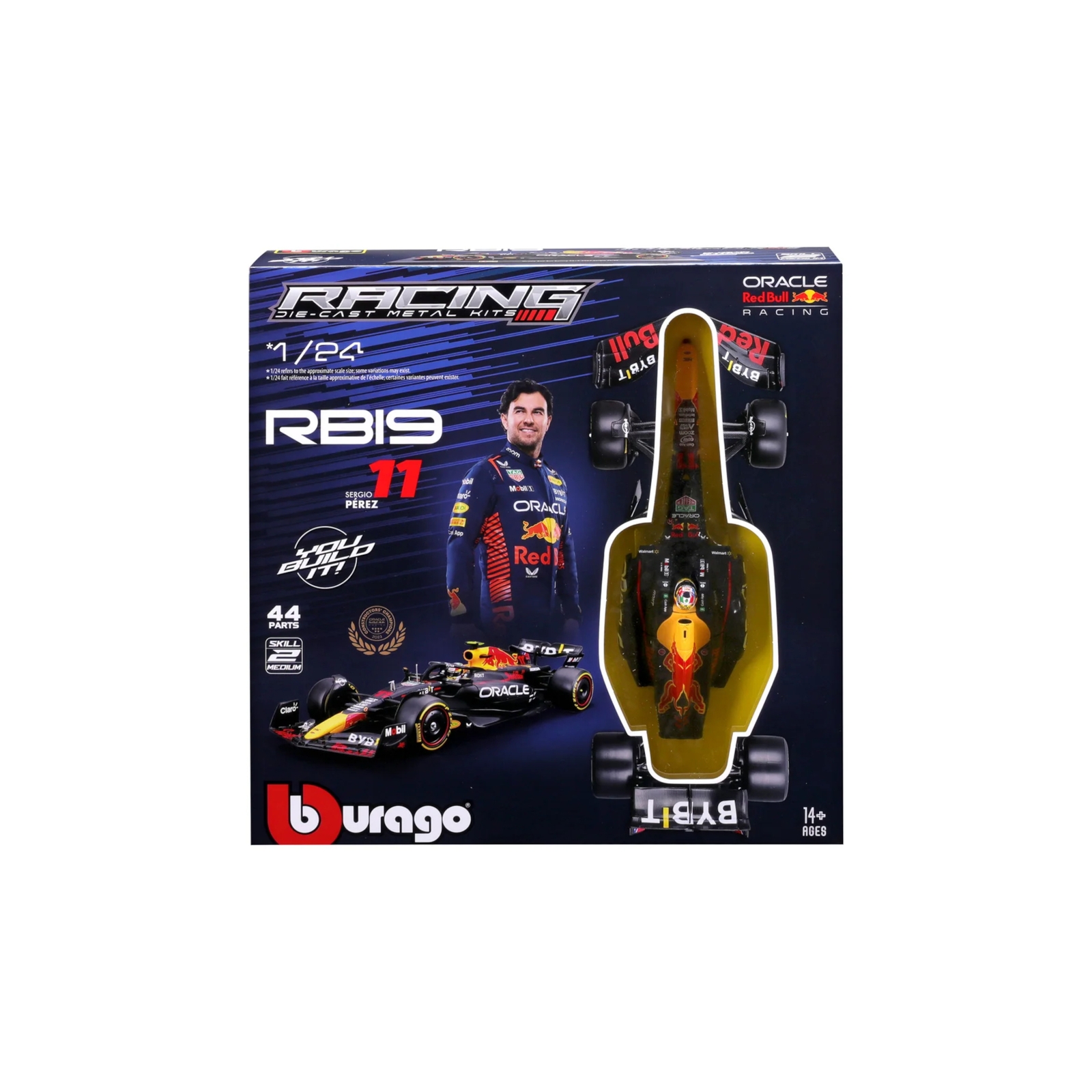 Bburago F1 Red Bull Racing RB19 2023 Perez 1:24 Scale Model Kit