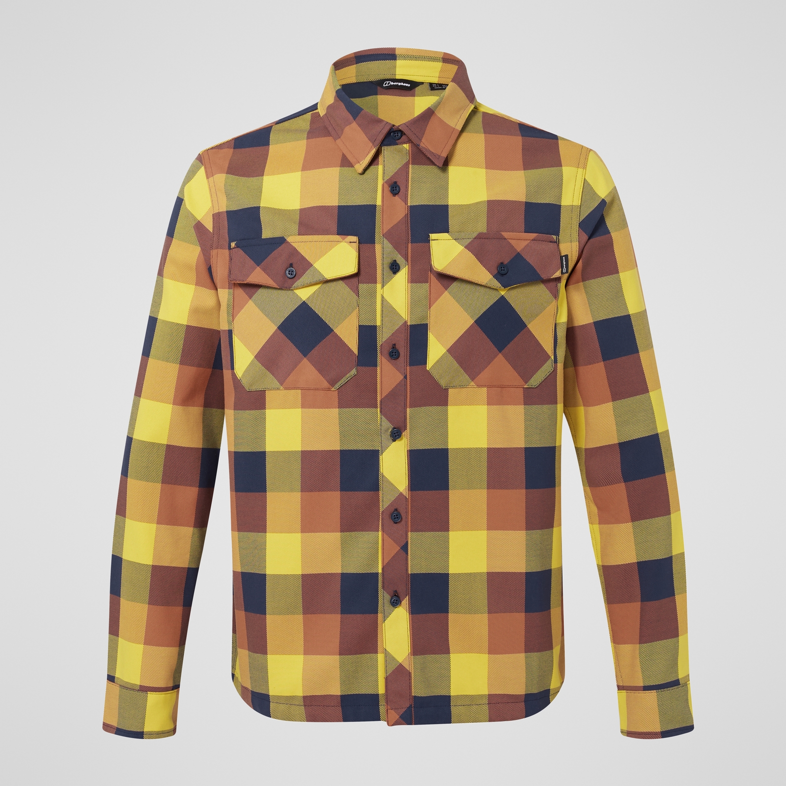 Men's Snarford Shirt - Brown/Dark Blue