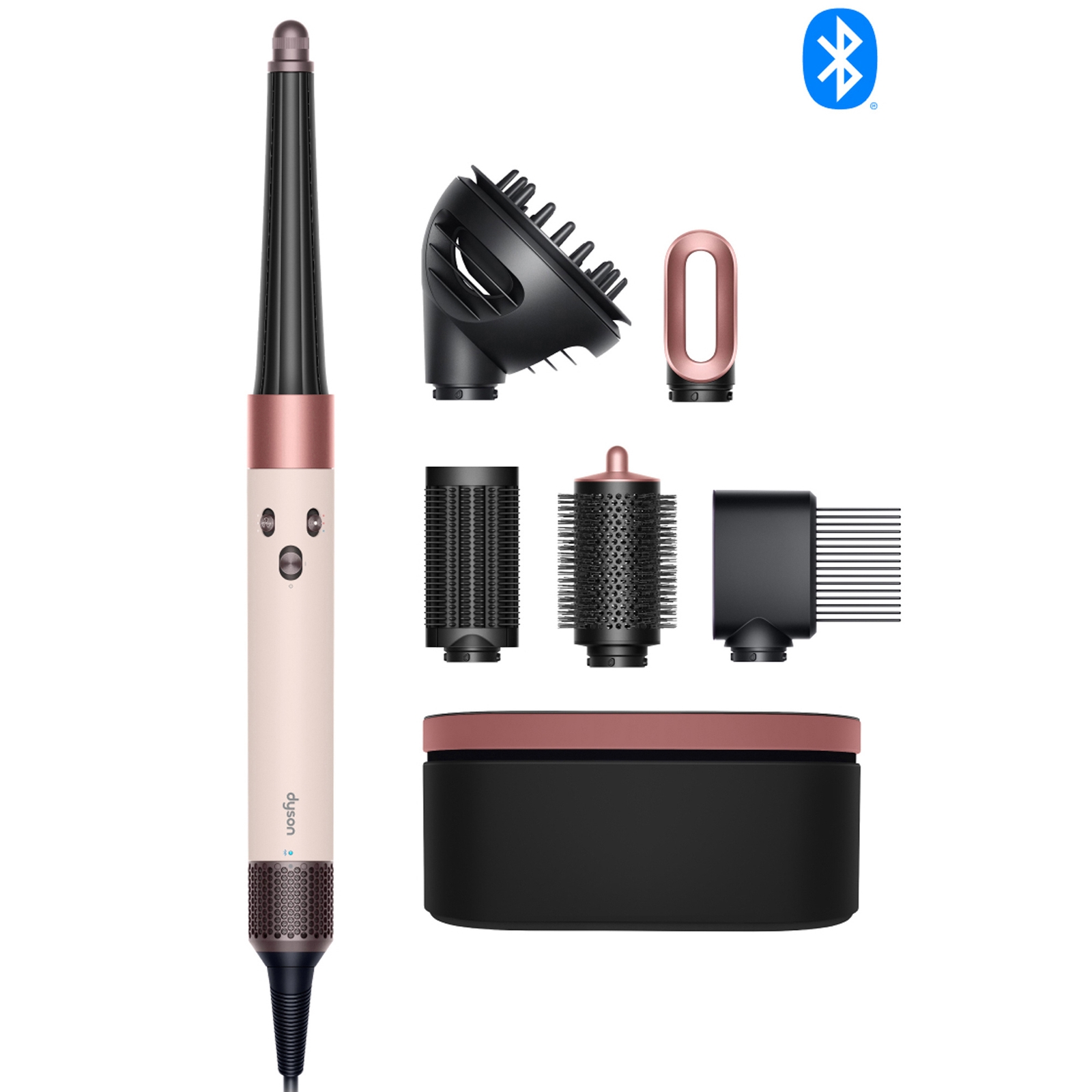 Dyson Airwrap I.d. Multi-styler And Dryer With Diffuser - Curly + Coily (ceramic Pink)