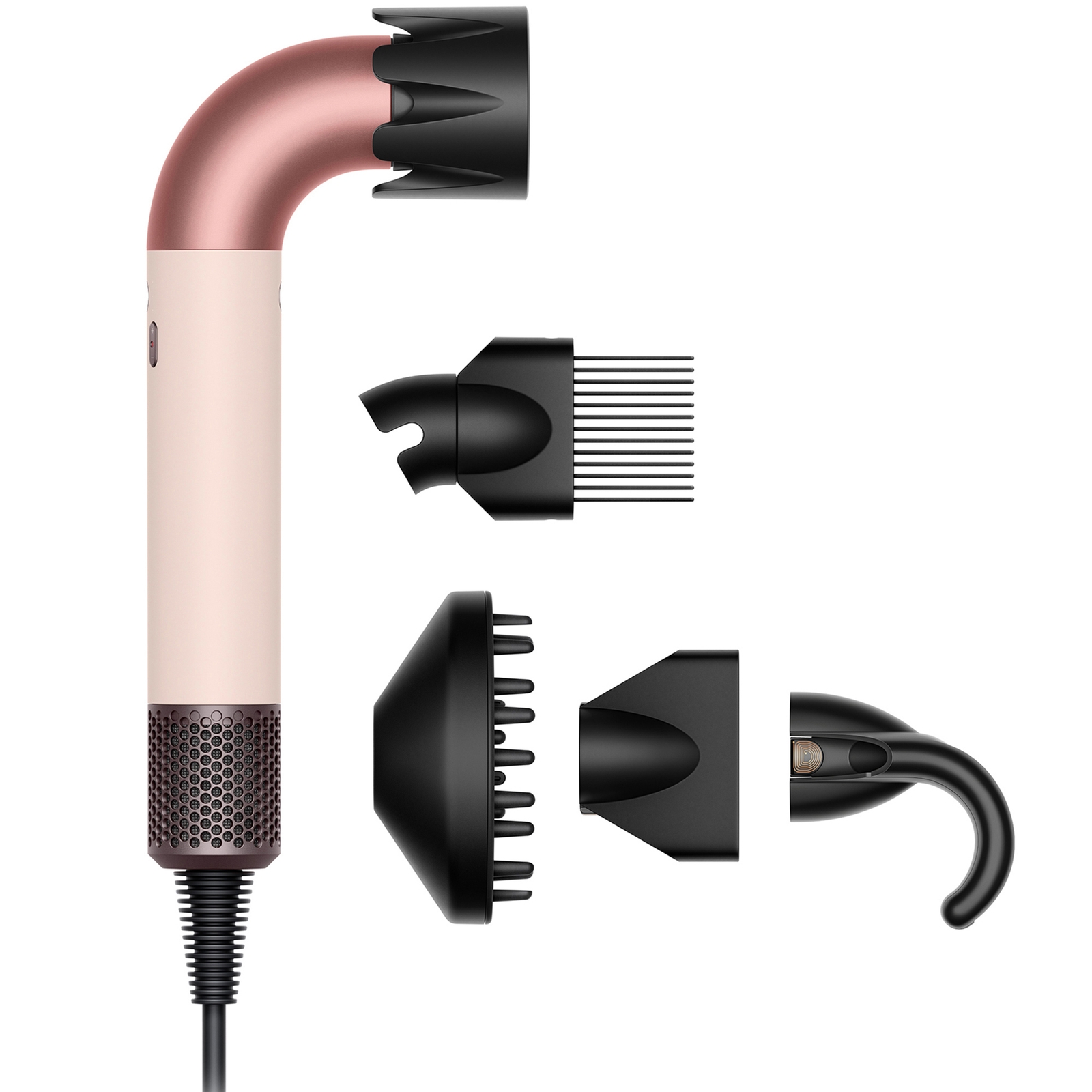 Dyson Supersonic Rtm Hair Dryer With Diffuser - Curly + Coily (ceramic Pink)