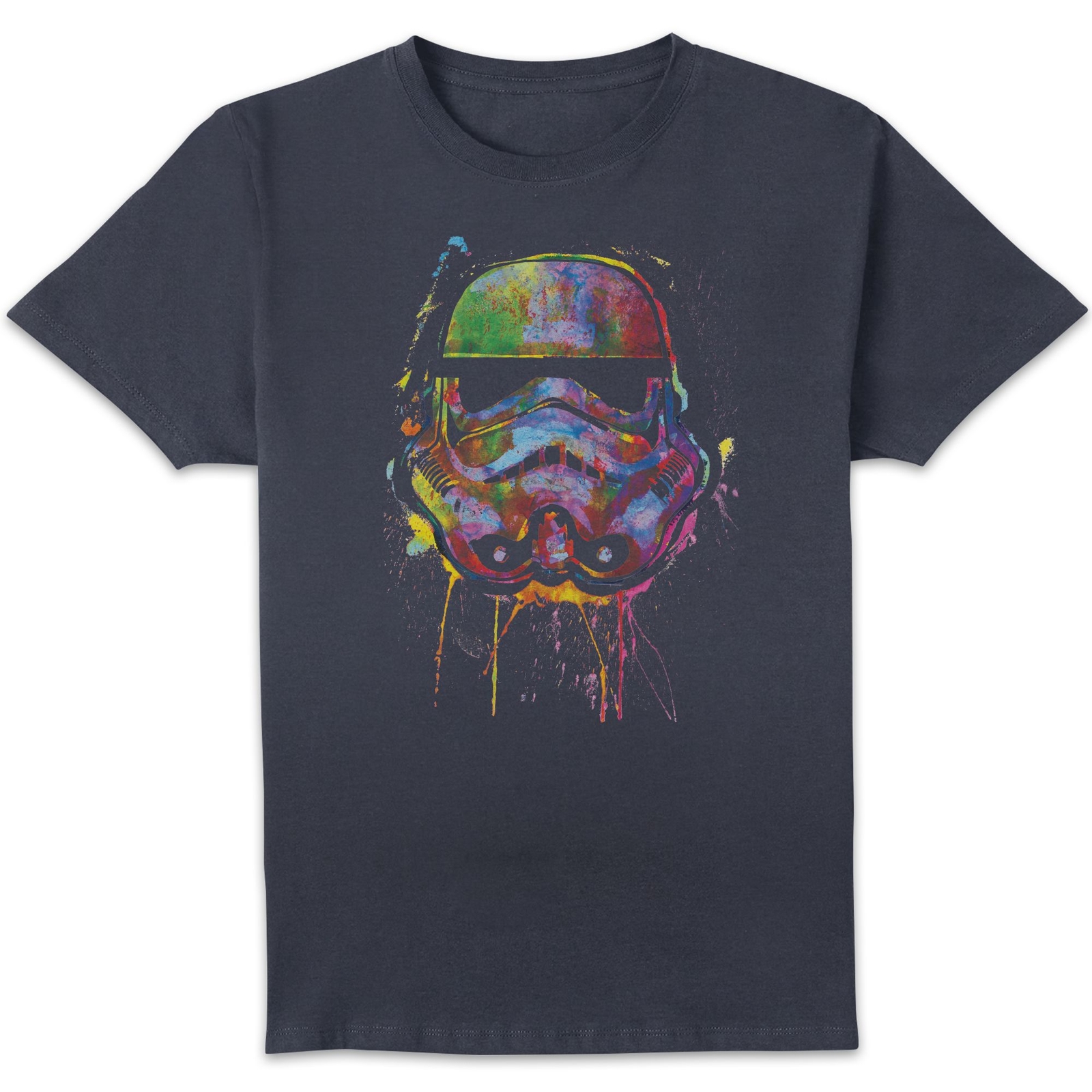 Star Wars Paint Splat Stormtrooper Unisex T-Shirt - Navy - XXL