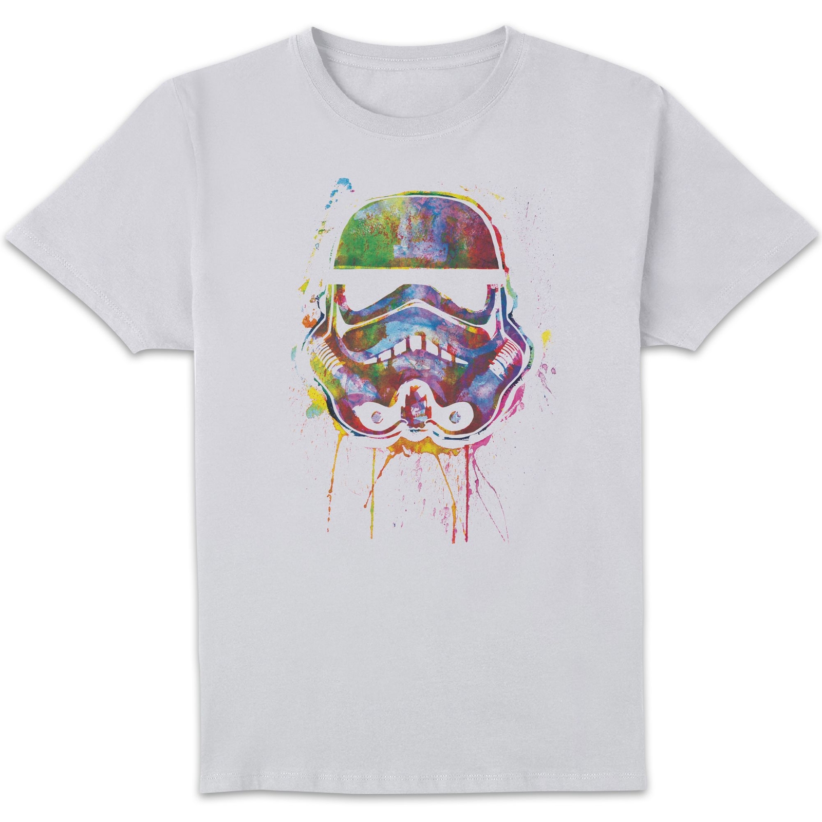 Star Wars Paint Splat Stormtrooper Unisex T-Shirt - White - XS