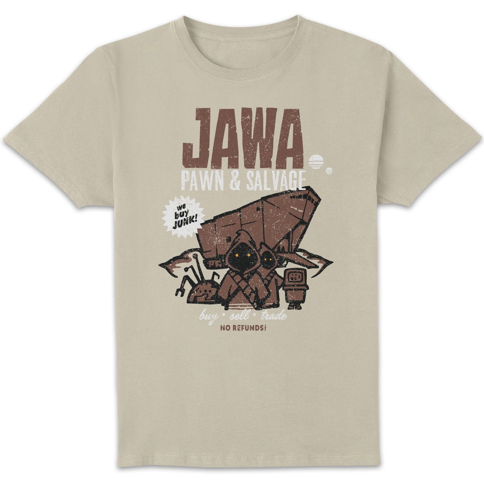 Star Wars Jawa Pawn And Salvage Unisex T-Shirt - Cream - S