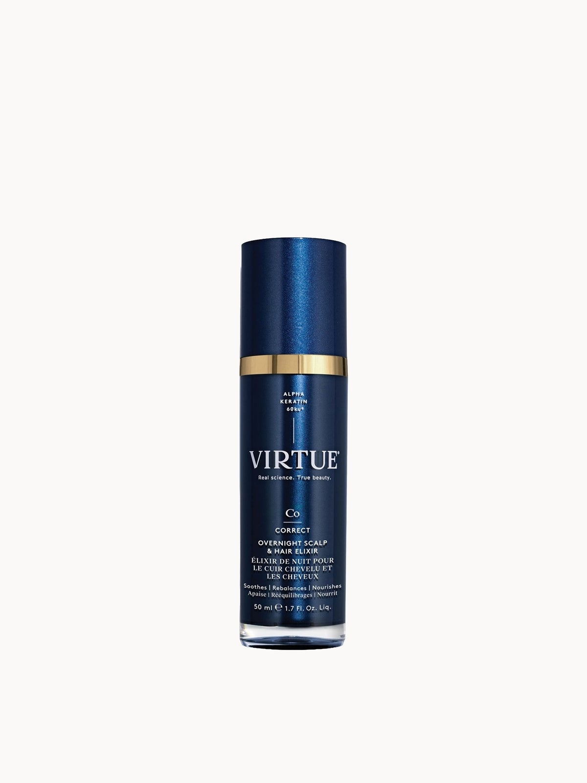 VIRTUE Damage Reverse Serum 50ml & Overnight Scalp & Hair Elixir 50ml Duo 2