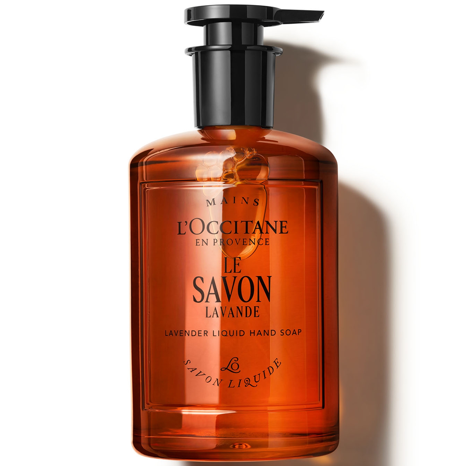 L'occitane Lavender Liquid Hand Soap 350ml, Glass