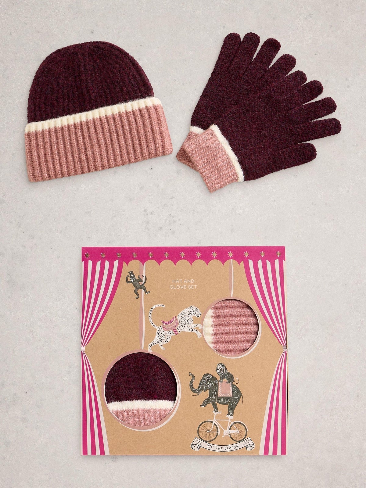 Geschenkset Mütze & Handschuhe - Einheitsgröße
