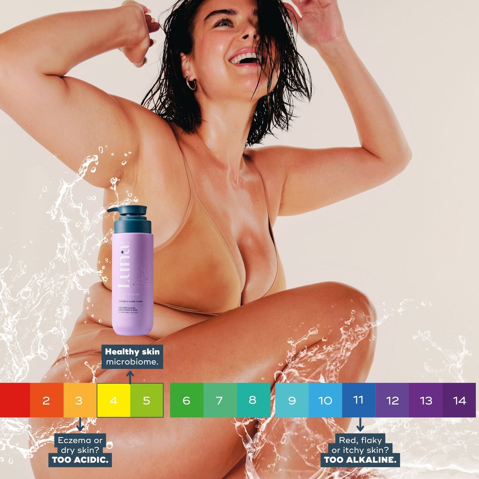Luna Daily The Everywhere Wash Jasmine & Ylang Ylang 400ml 4