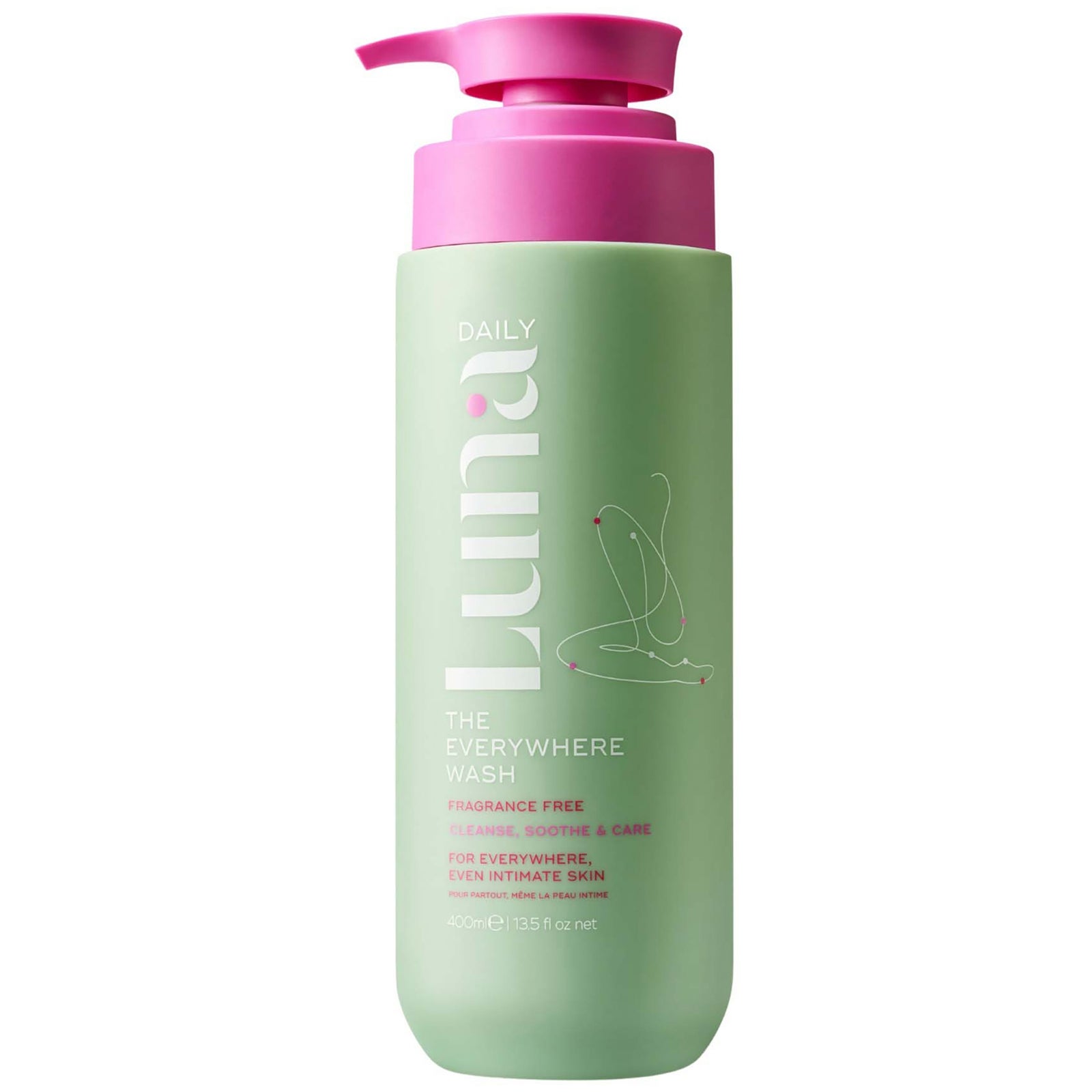 Luna Daily The Everywhere Wash Fragrance Free 400ml