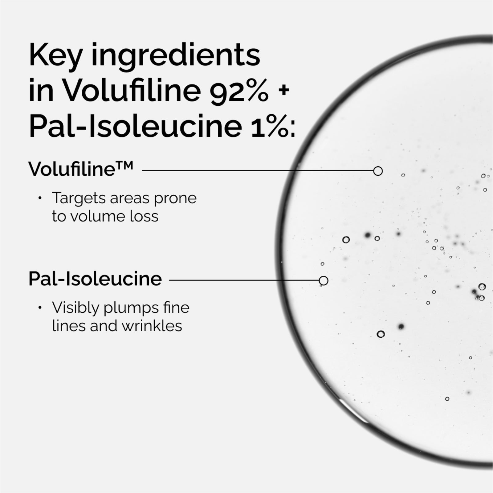 The Ordinary Volufiline 92% + Pal-Isoleucine 1% Plumping Serum 15ml 4