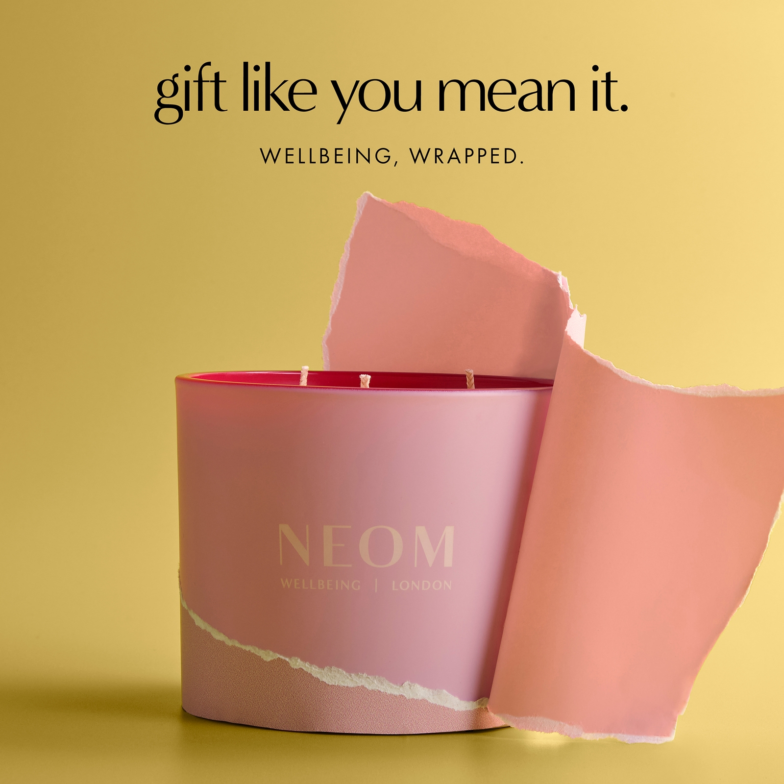 Thumbnail - NEOM It’s All Rosy 3 Wick Candle 420g