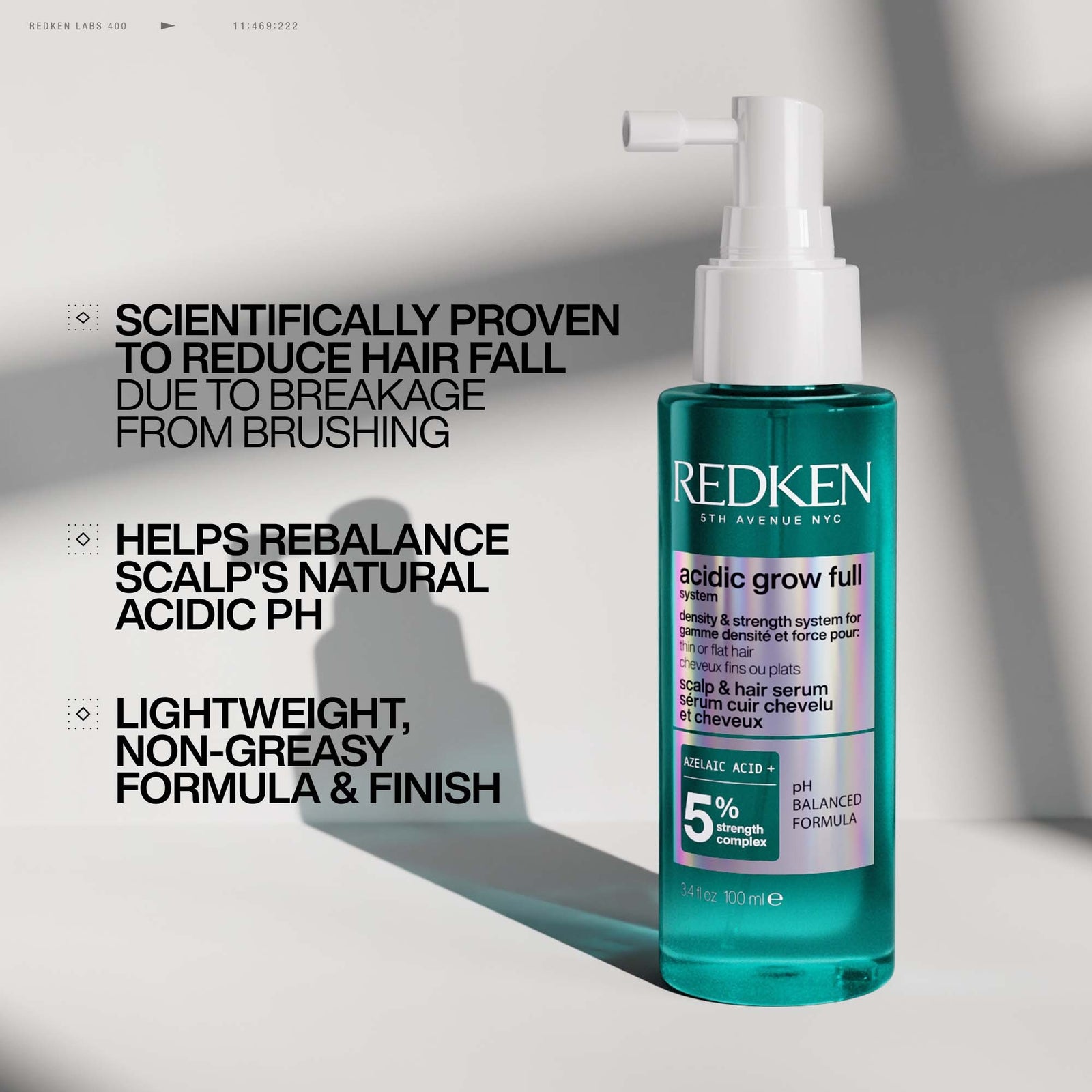 Redken Acidic Grow Full System Serum in Clear