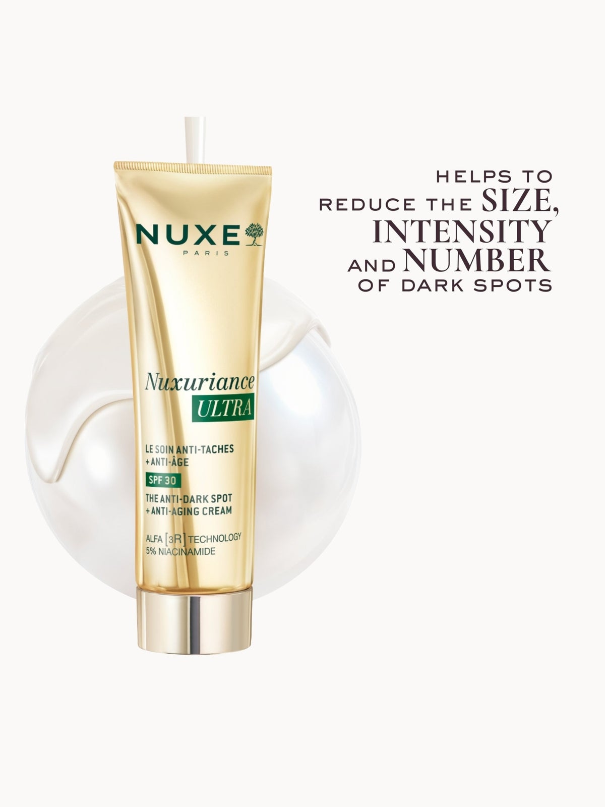 NUXE Nuxuriance Ultra The Anti-Dark Spot + Anti-Aging Cream SPF 30 50ml 4