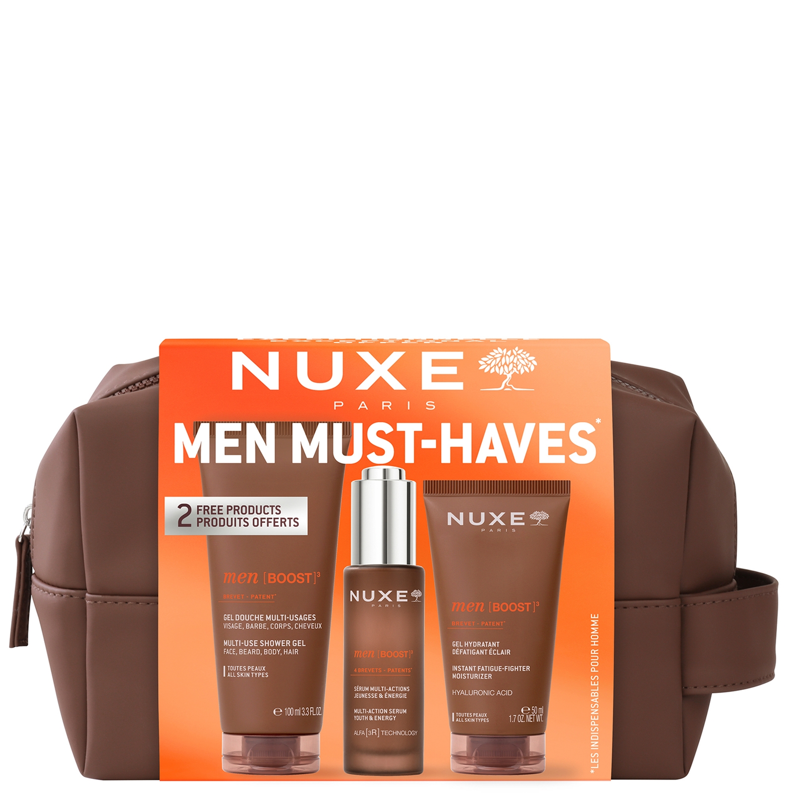 

NUXE MEN [BOOST]3 Must-Have Trio 180ml