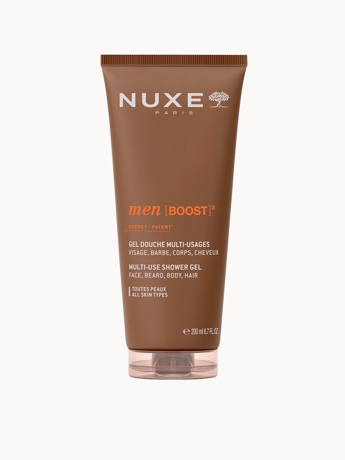 NUXE MEN Multi-Use Shower Gel Face, Beard, Body, Hair 200ml