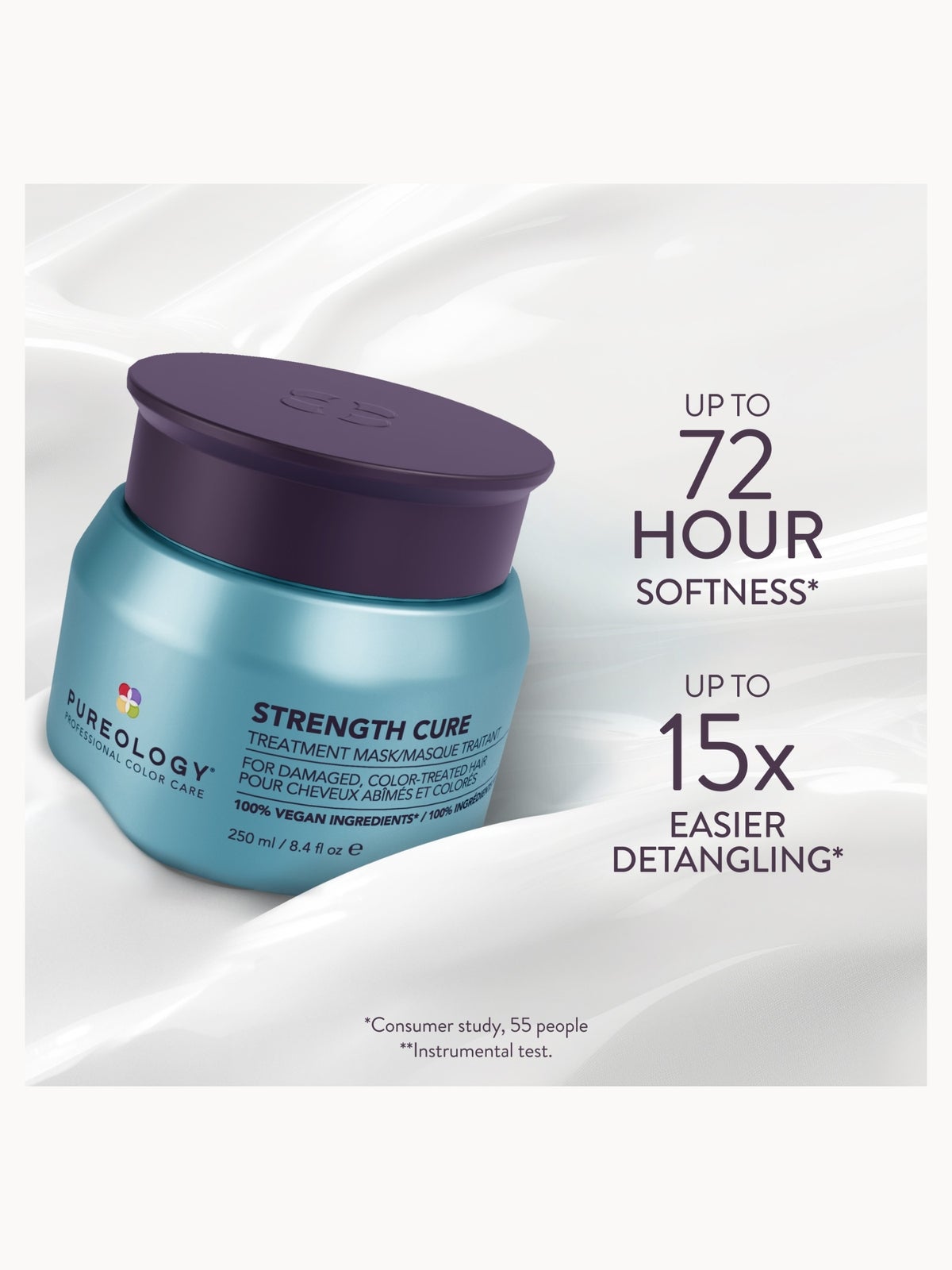 Pureology Strength Cure Hair Treatment Mask 250ml, photo 2