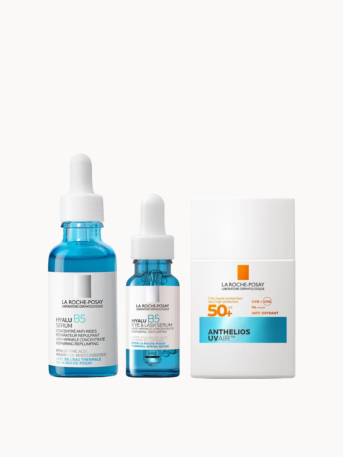 La Roche-Posay Anti-Ageing Drench-Hydration & Protection Routine with SPF for Dry Ageing Skin